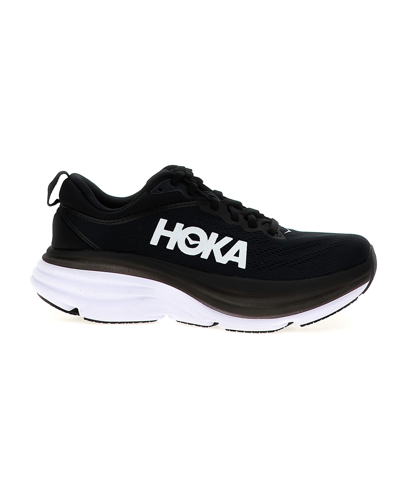 Hoka 'bondi 8' Sneakers - White/Black