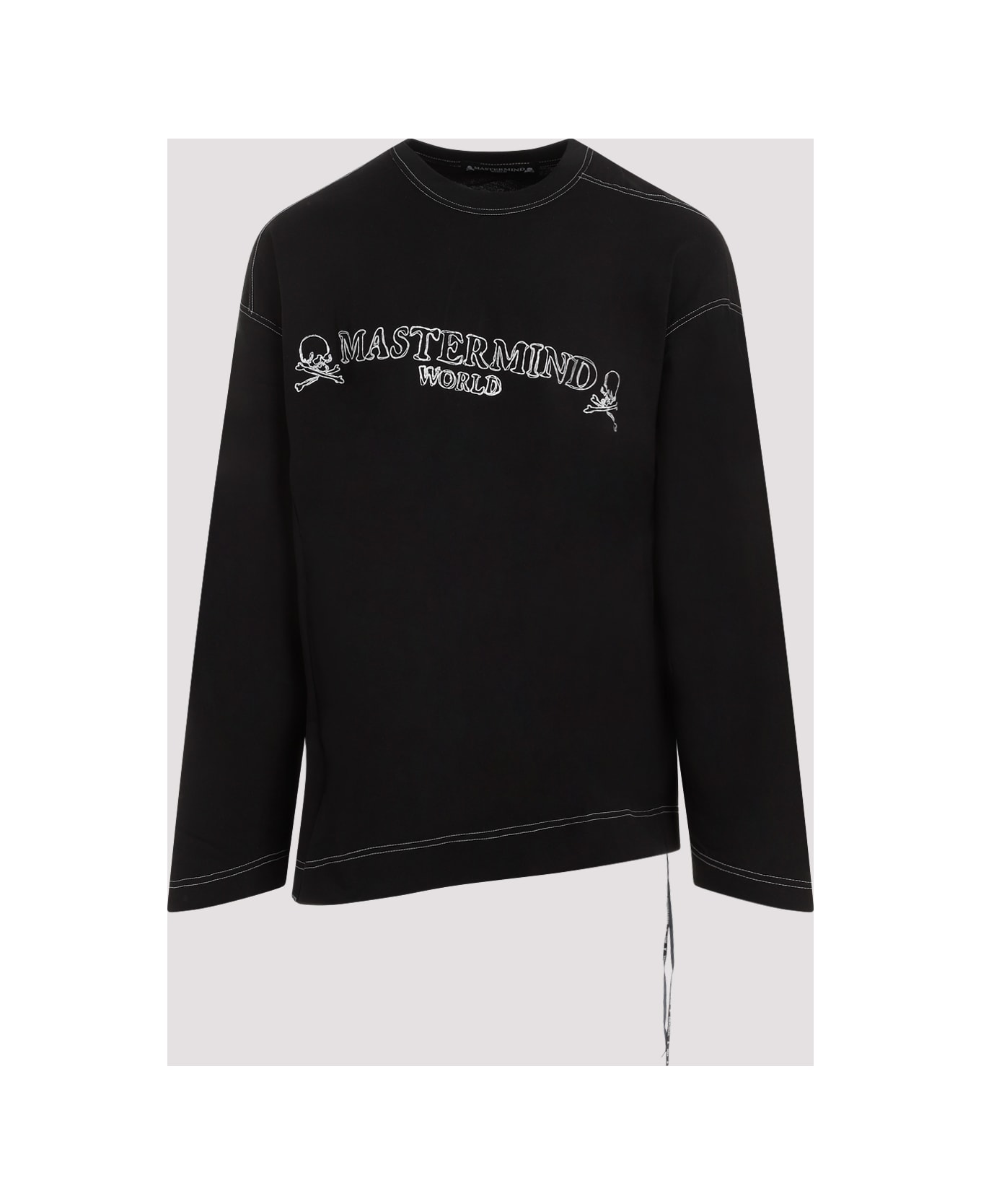 MASTERMIND WORLD Handwriting Ls T-shirt - Black