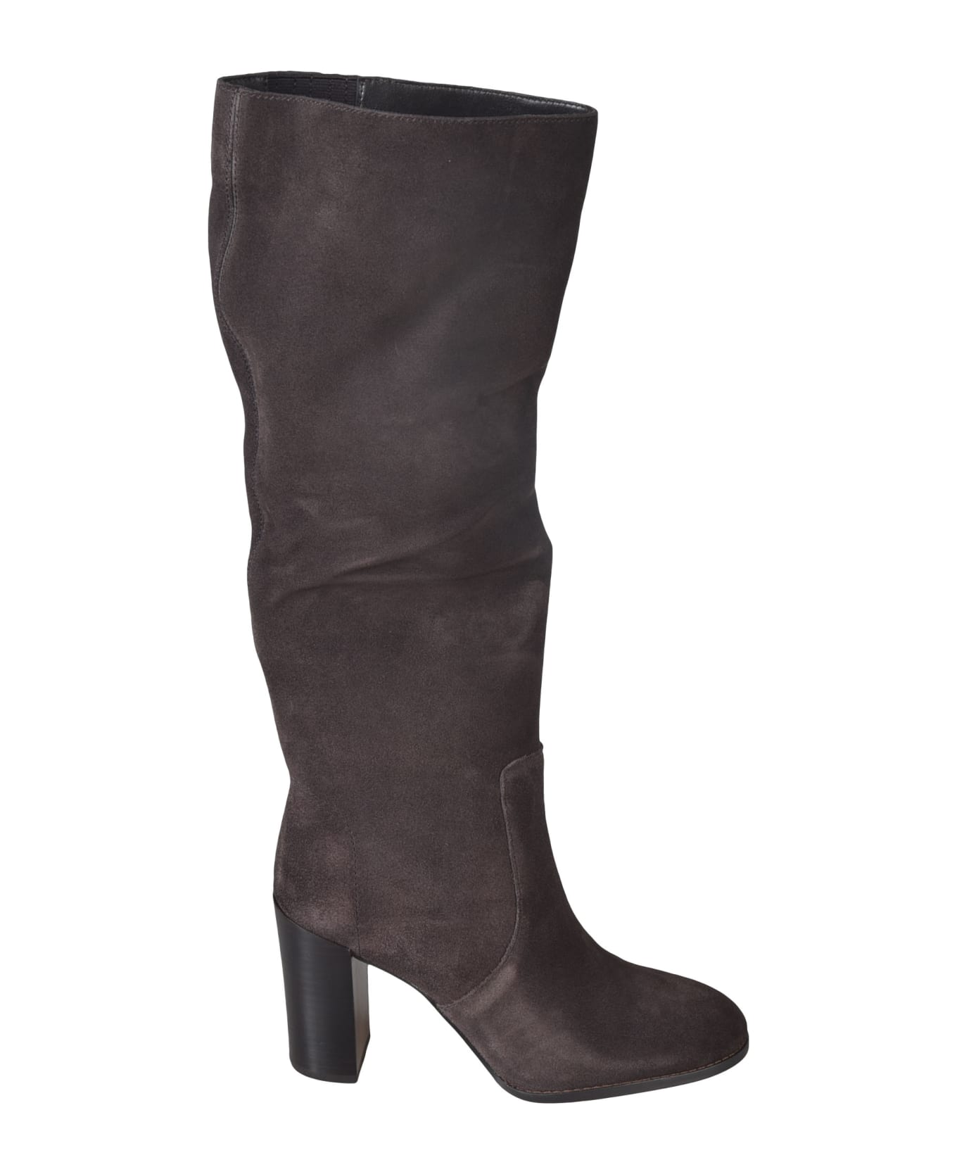 Michael Kors Luella Suede Knee High Boots - Chocolate ブーツ