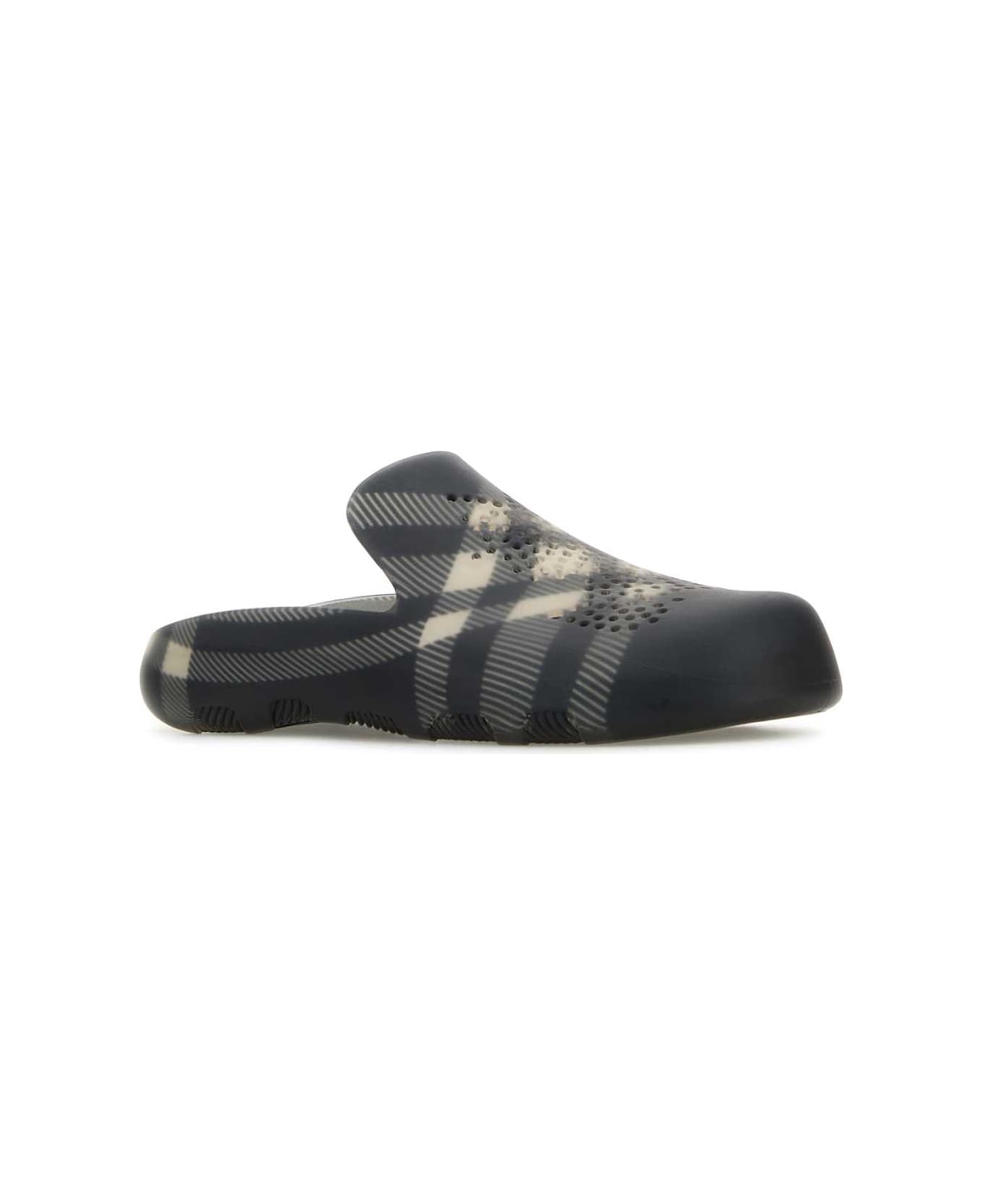 Burberry Printed Rubber Stingray Slippers - BLACKIPCHK