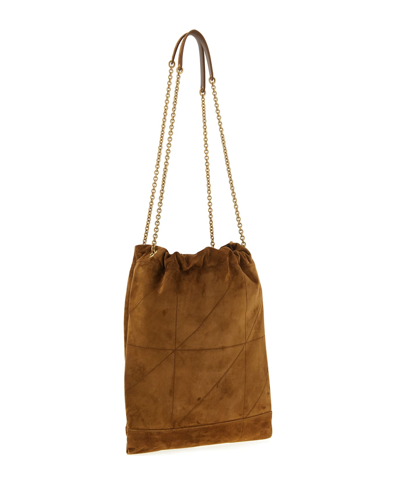 Saint Laurent 'jamie' Small Crossbody Bag - Brown