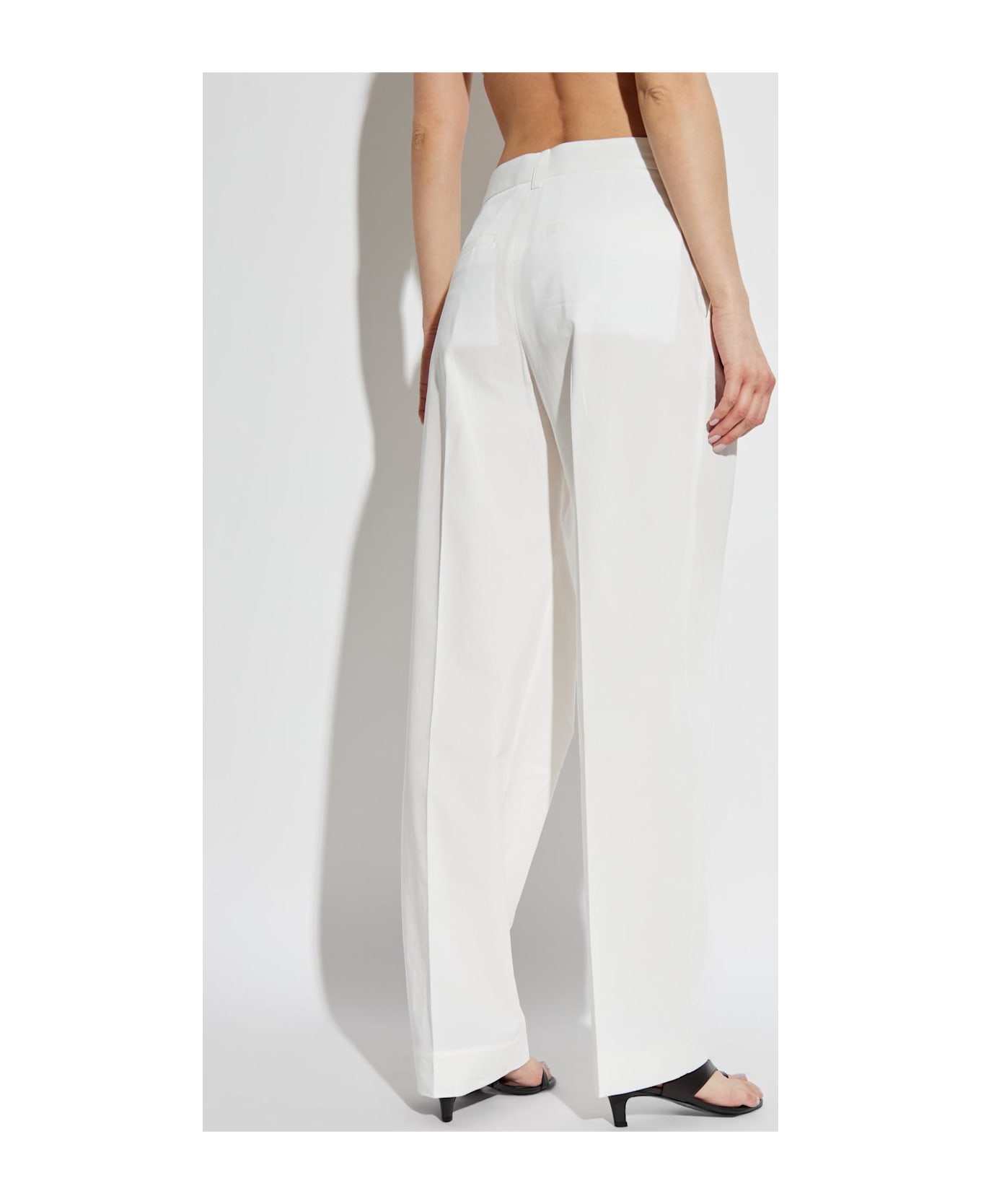Totême Toteme Creased Trousers - Bianco