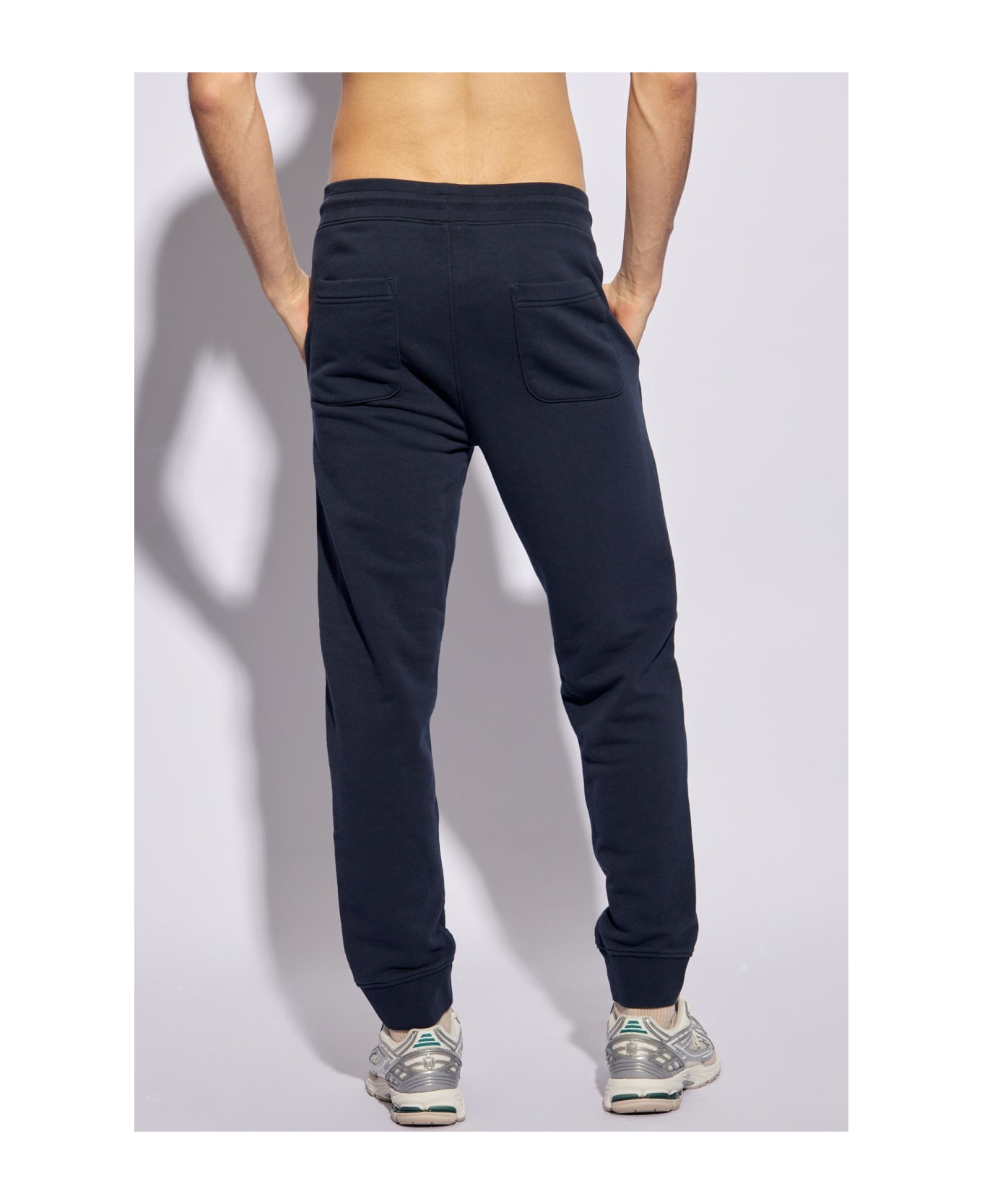 Woolrich Sweatpants With Logo - Blu Navy スウェットパンツ