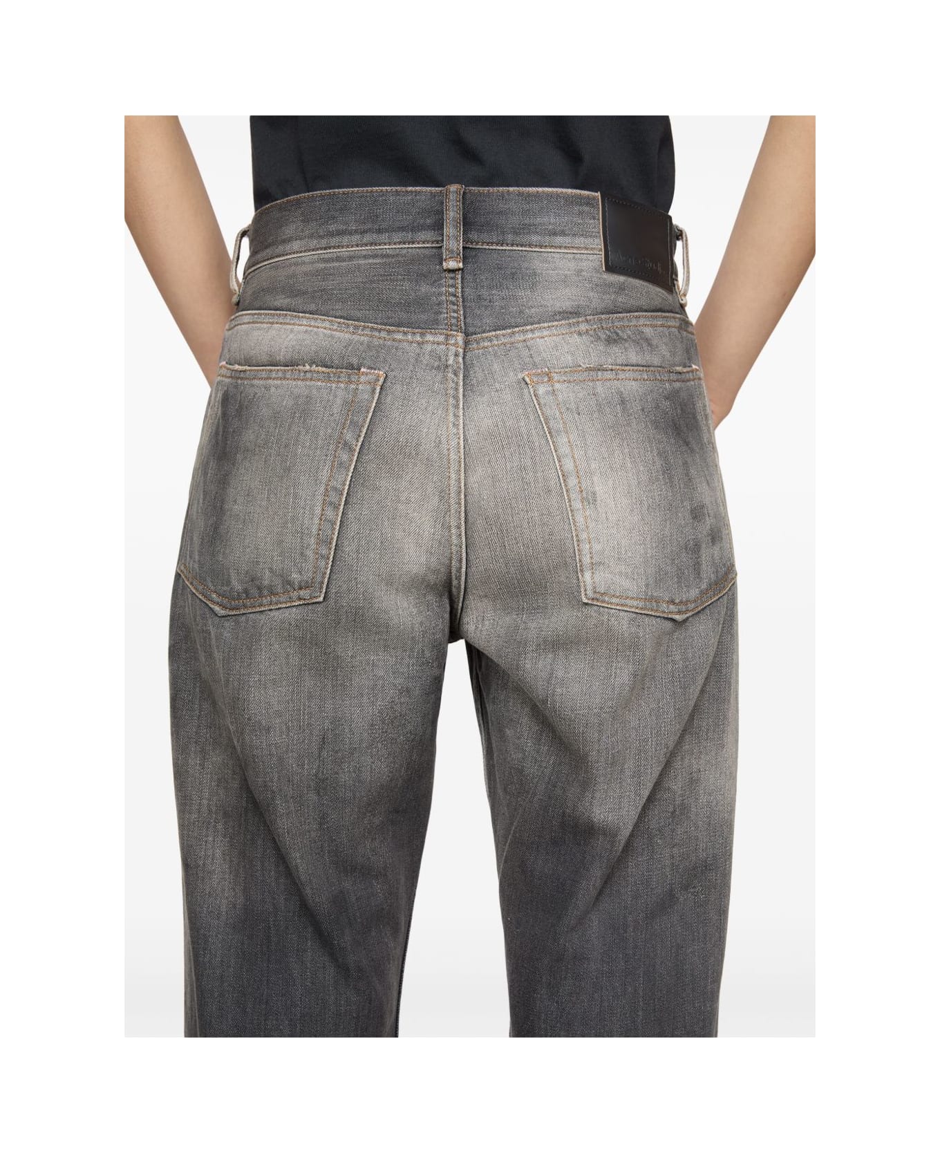 Acne Studios Wide-leg Denim Jeans - Black