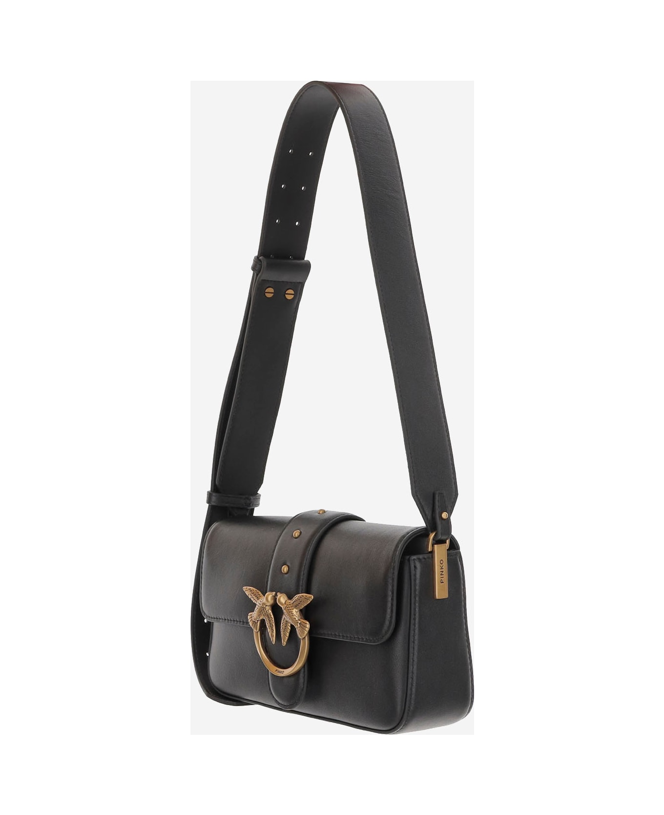 Pinko Love One Mini Shoulder Bag - Black