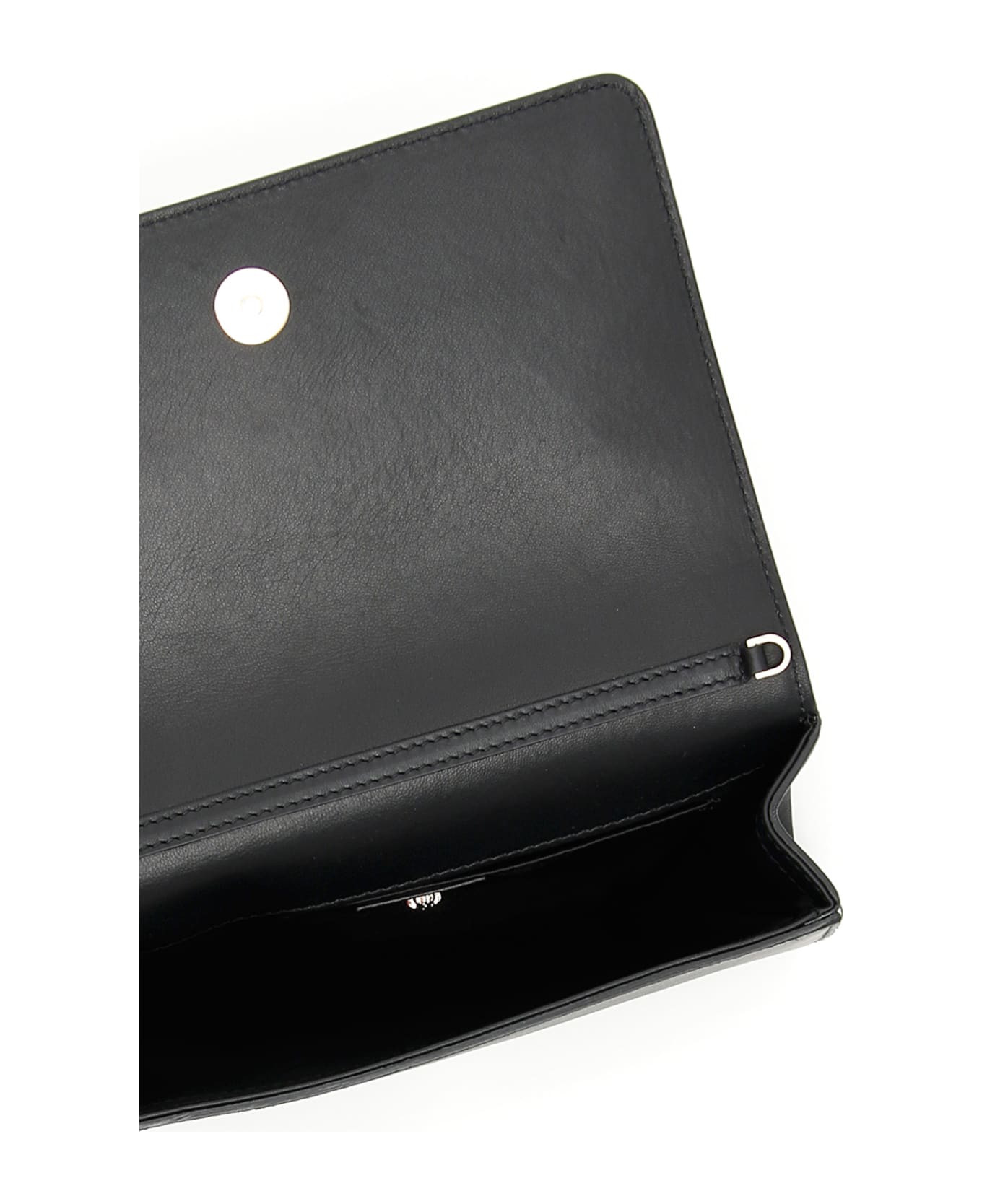 Versace Nappa Clutch - NERO/ORO CHIARO|Metallico