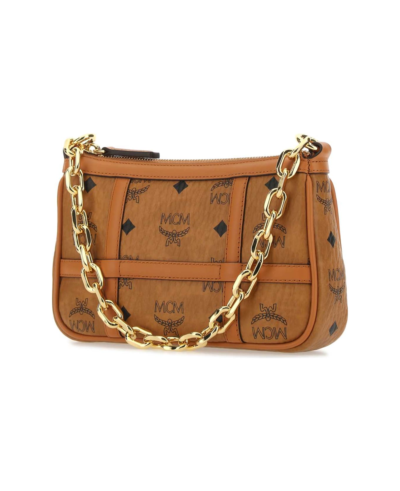 MCM Printed Leather Mini Aren Handbag - CO