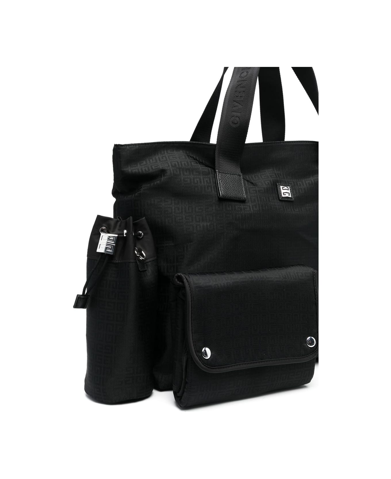 Givenchy Black Leather Changing Bag - Nero