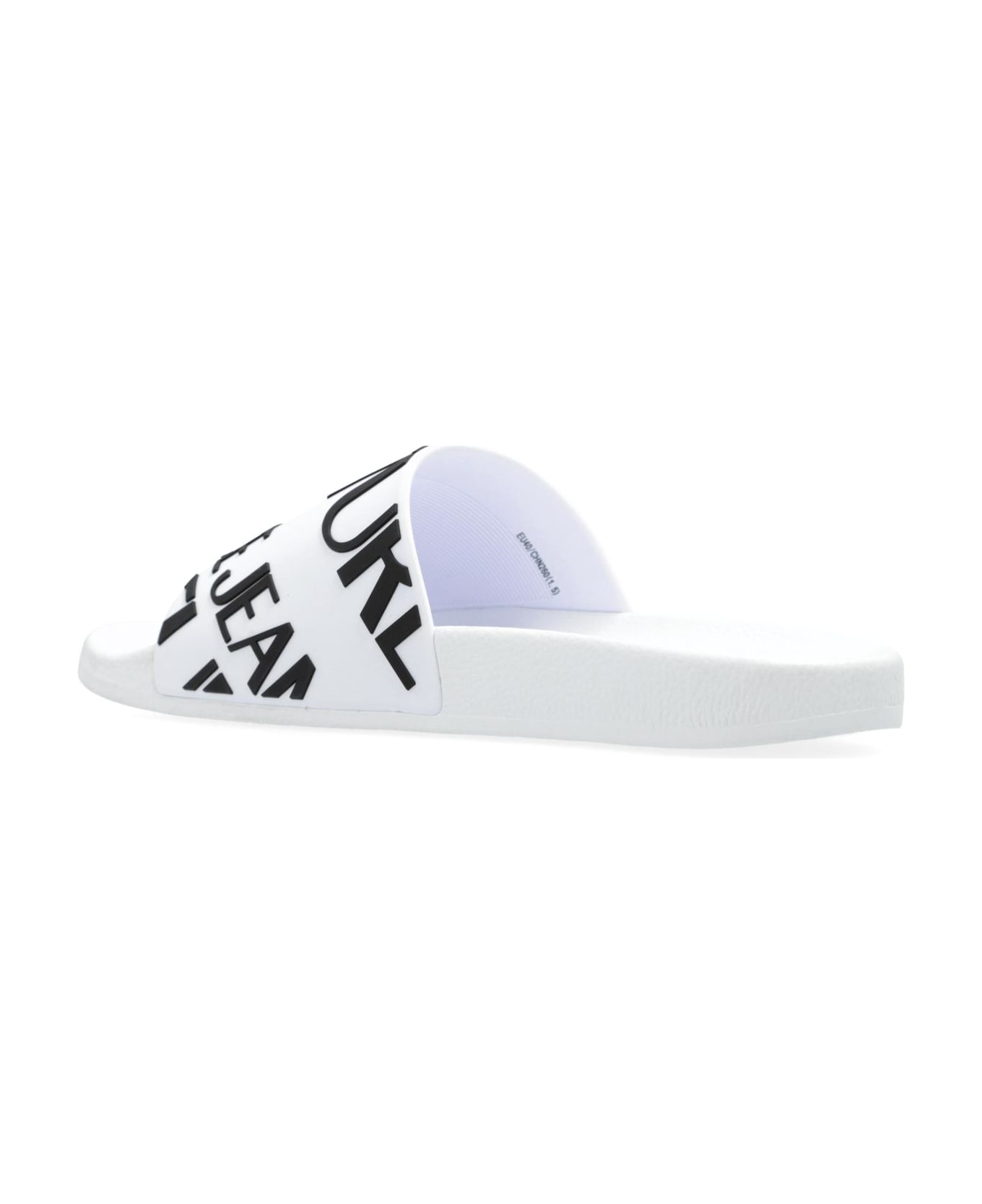 Versace Jeans Couture Pool Slides - WHITE