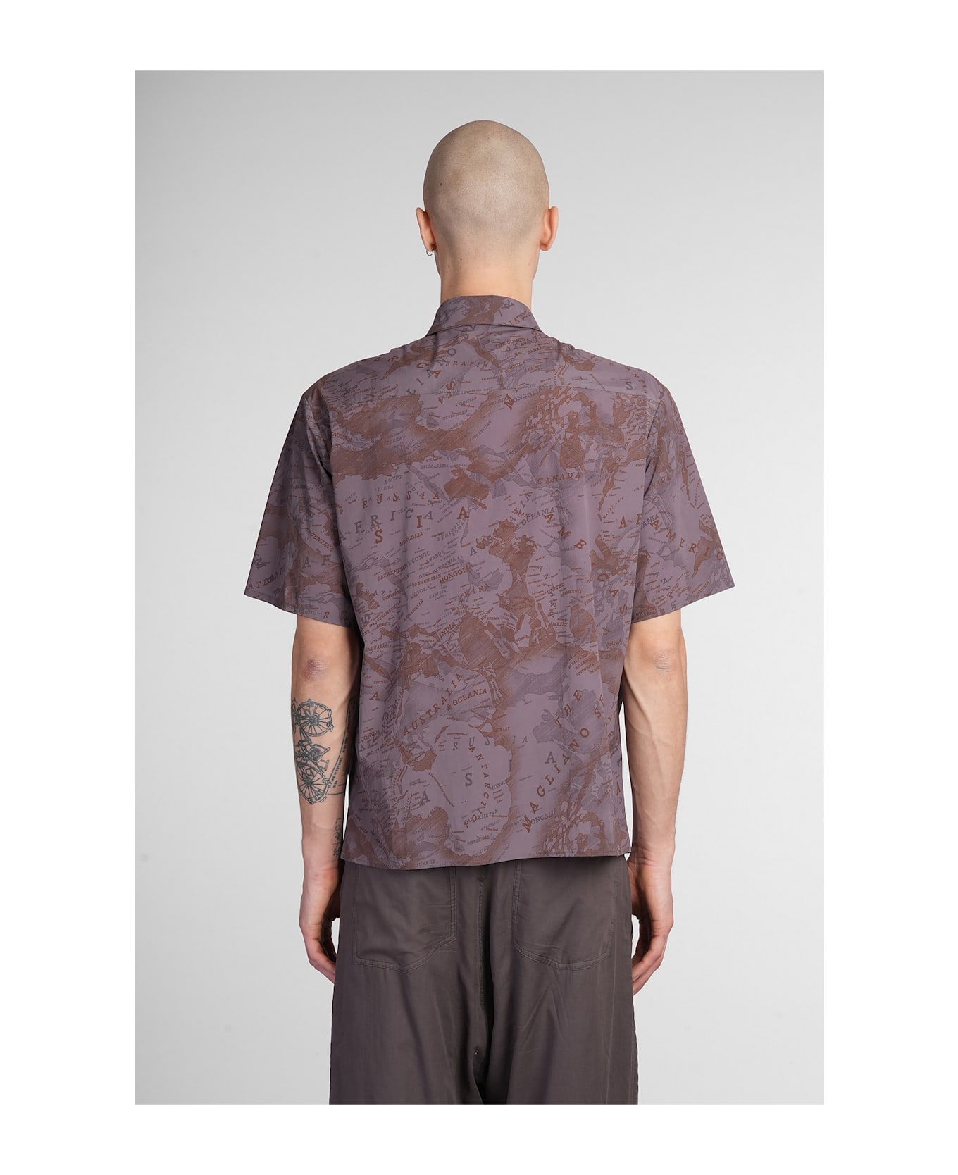 Magliano Shirt In Brown Polyamide - brown