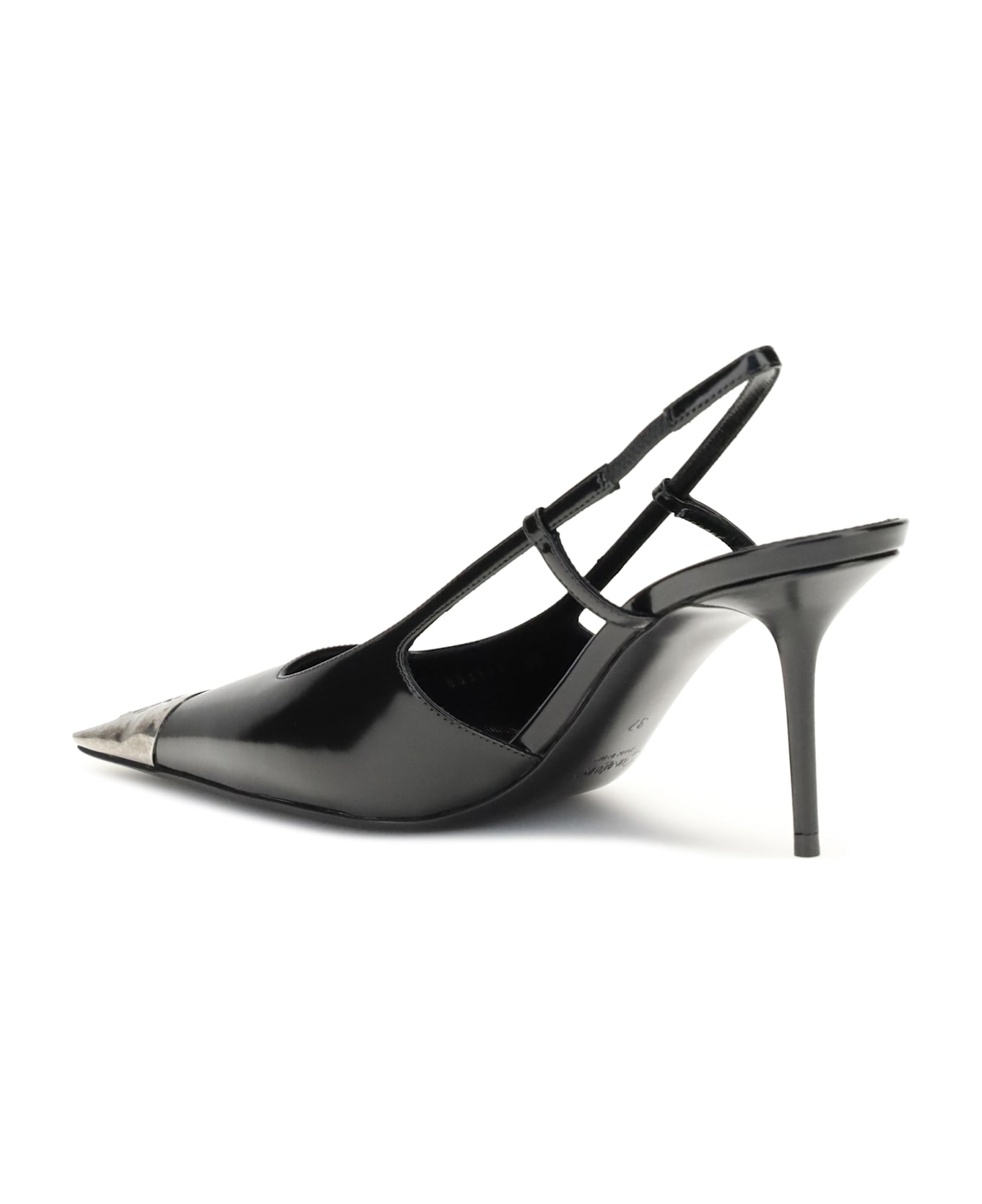 Saint Laurent Glossy Leather Jeanne Pumps