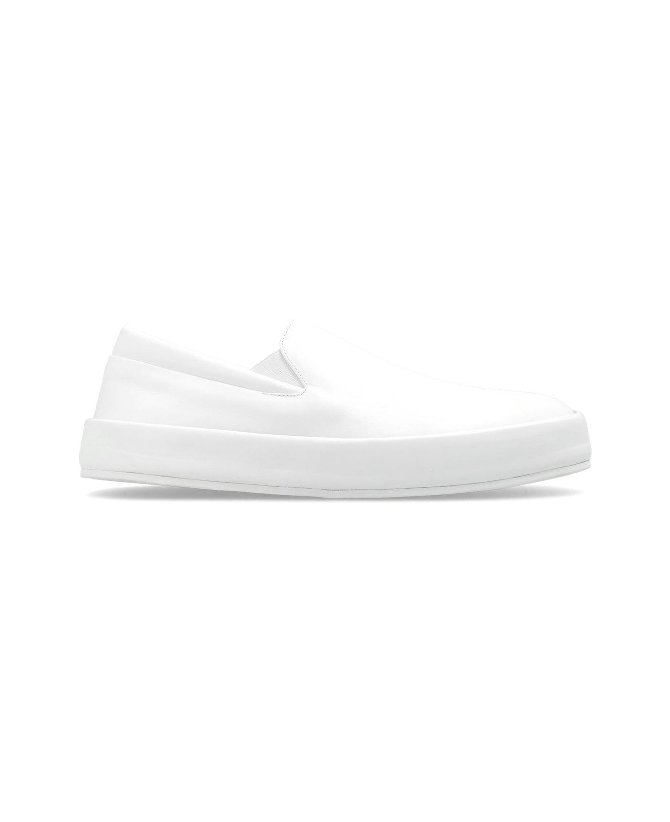 Marsell Round-toe Slip-on Sneakers - White