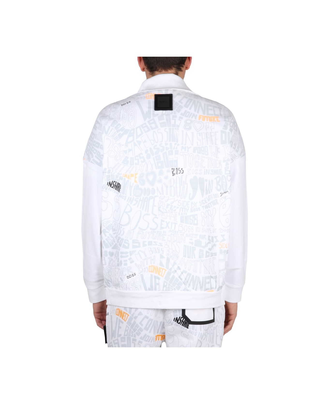 Hugo Boss Sweatshirt With Logo - WHITE