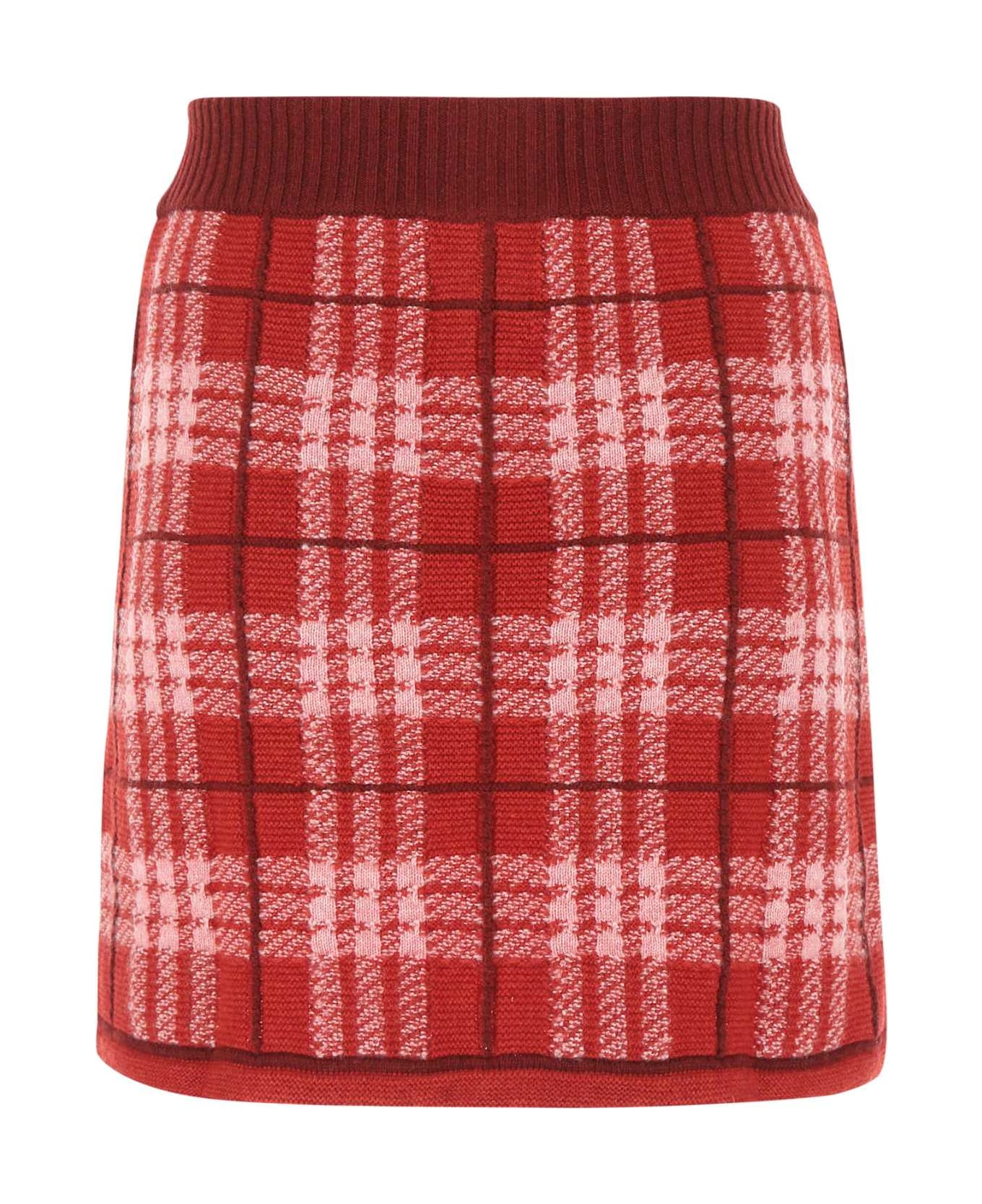 Barrie Embroidered Cashmere Mini Skirt - 430