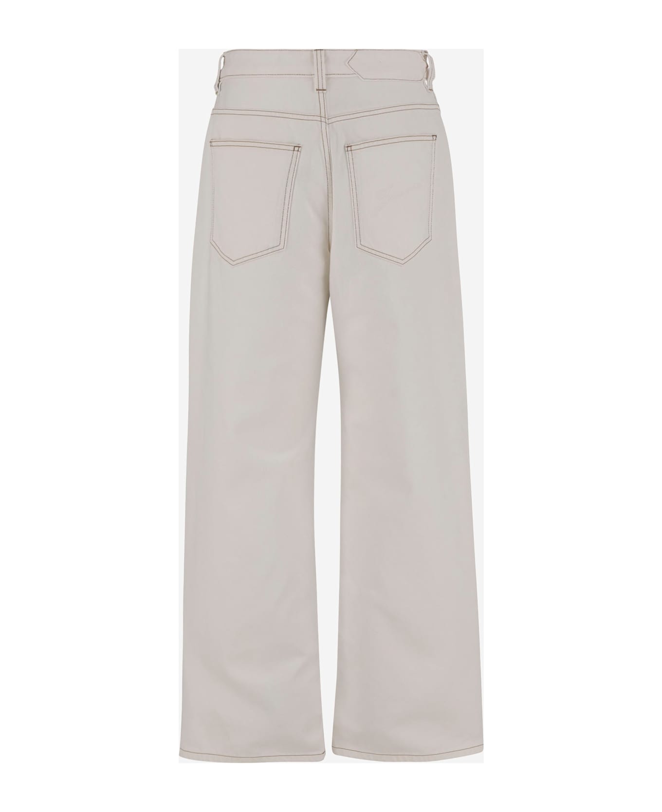 Jacquemus Cotton Denim Jeans - White
