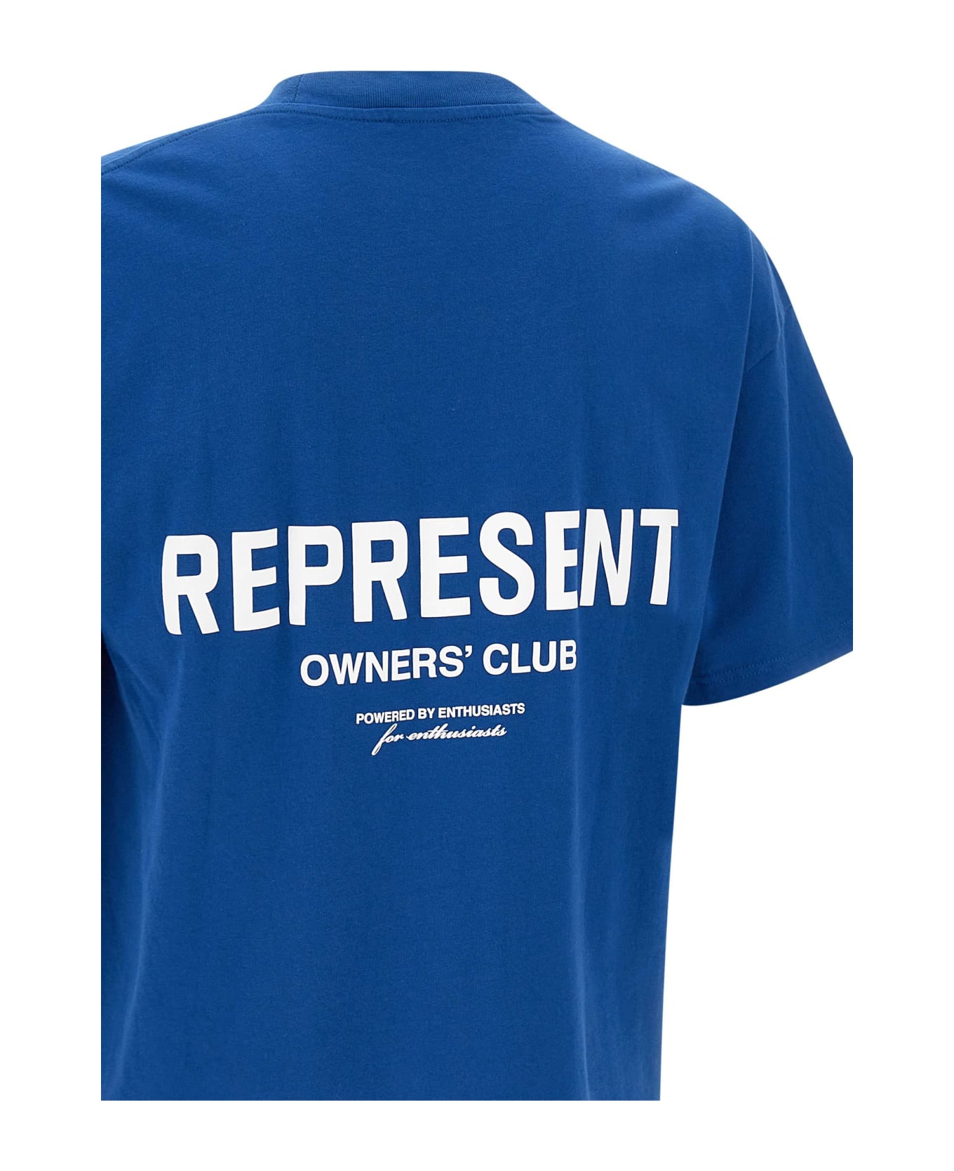 REPRESENT "owners Club" Cotton T-shirt - BLUE