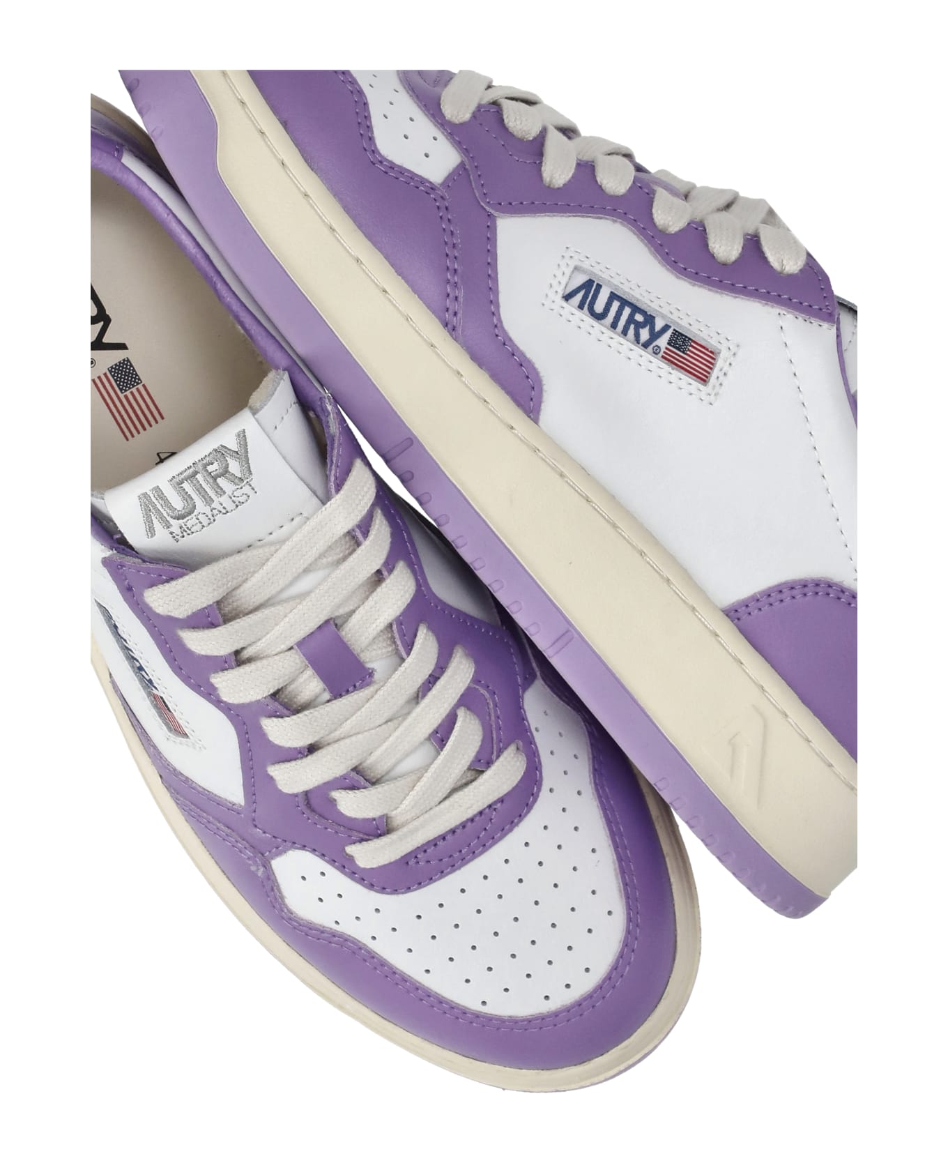 Autry Medalist Low Sneakers - Purple