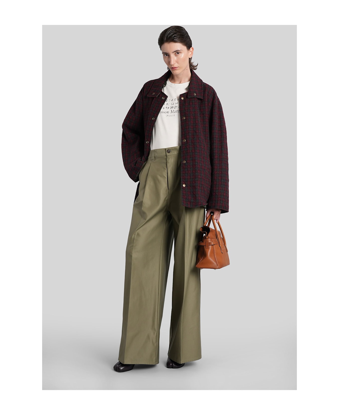 Maison Margiela Casual Jacket In Red Polyamide - red