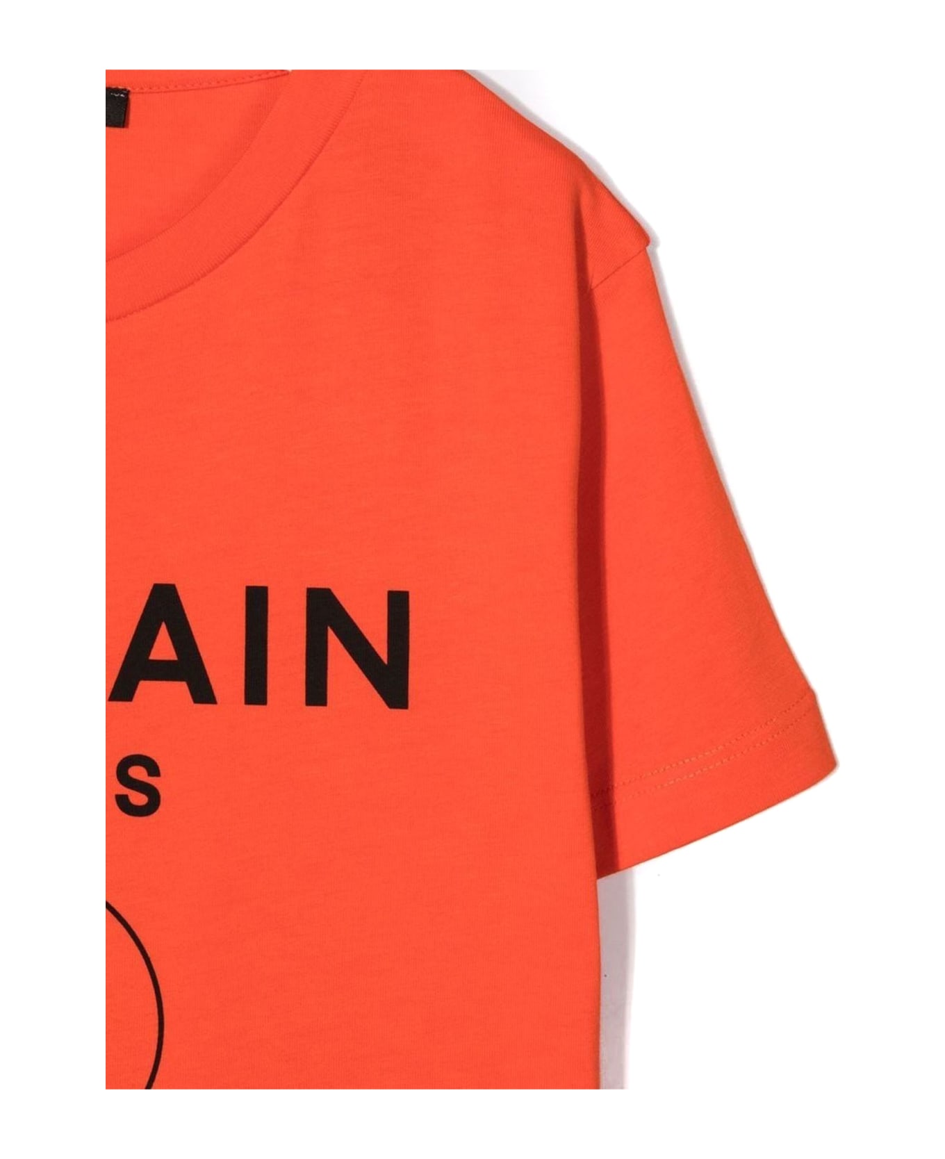 Balmain Orange Cotton T-shirt - Arancio