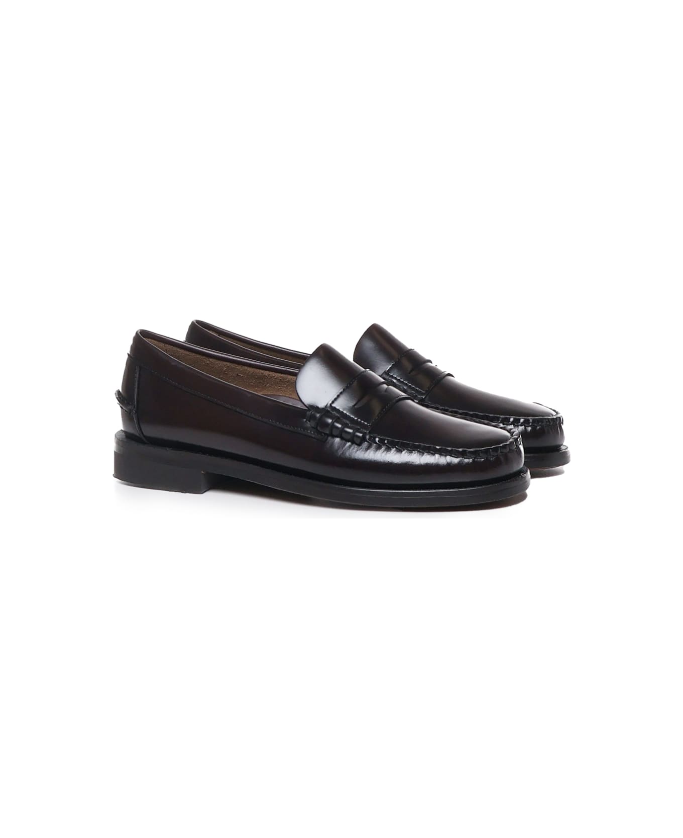 Sebago Classic Dan Loafers - BROWN BURGUNDY