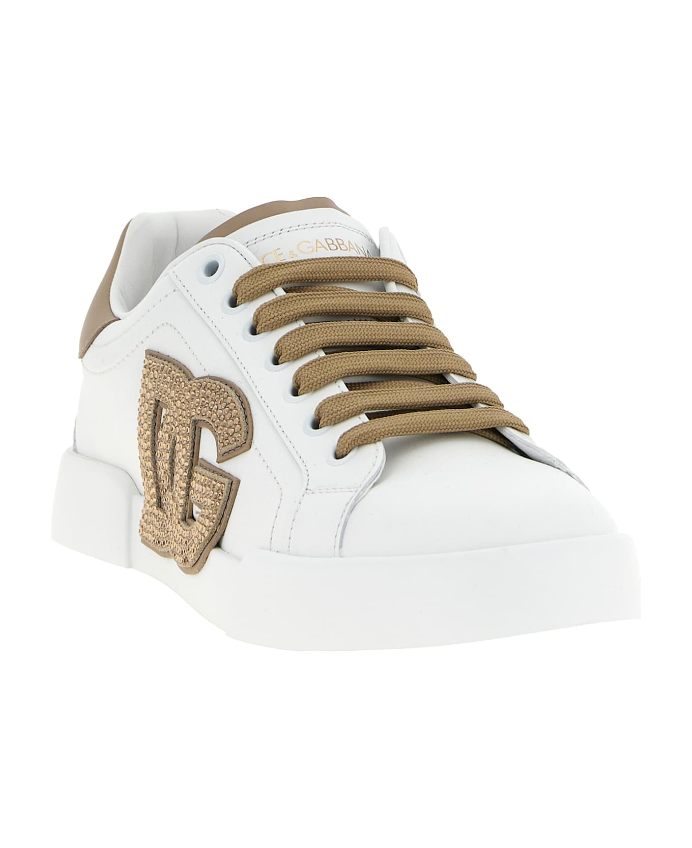 Dolce & Gabbana 'portofino' Sneakers - Beige