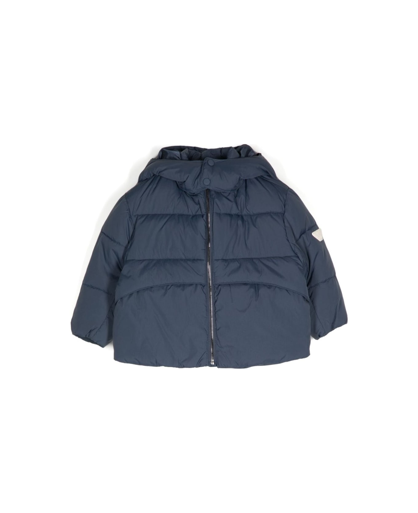 Emporio Armani Blue Baby Down Jacket - Avion Blue