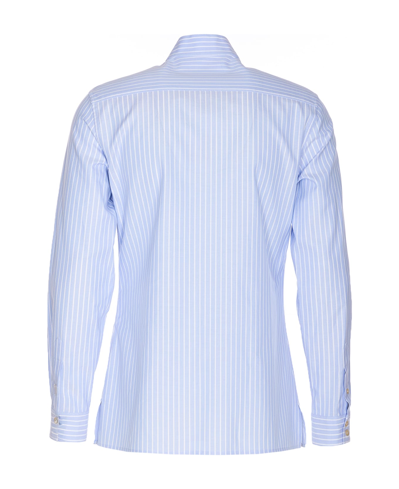 Valentino Garavani Toggle Oxford Shirt - Blue