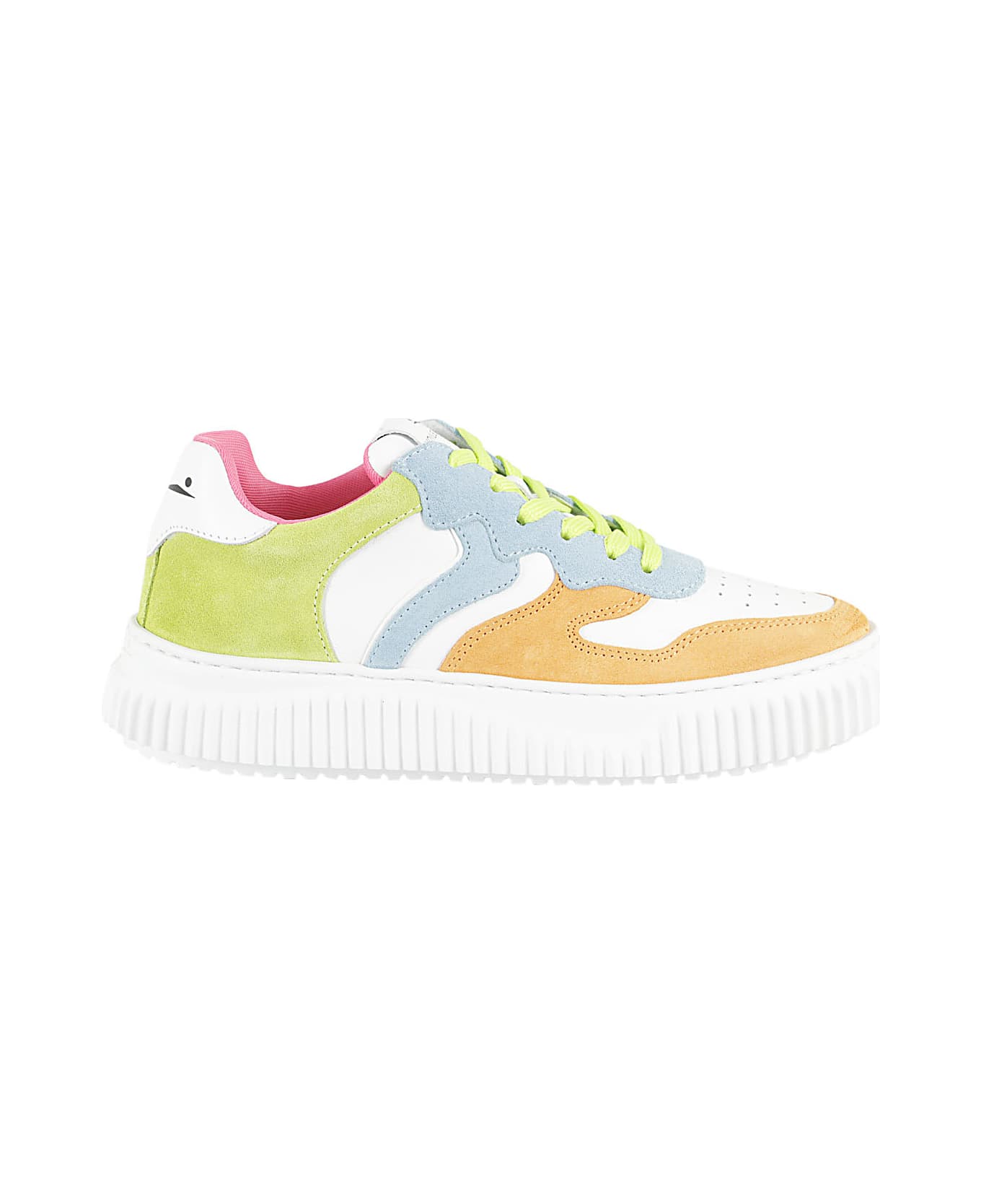 Voile Blanche Laura Suede - Peach Sky Blue Lime
