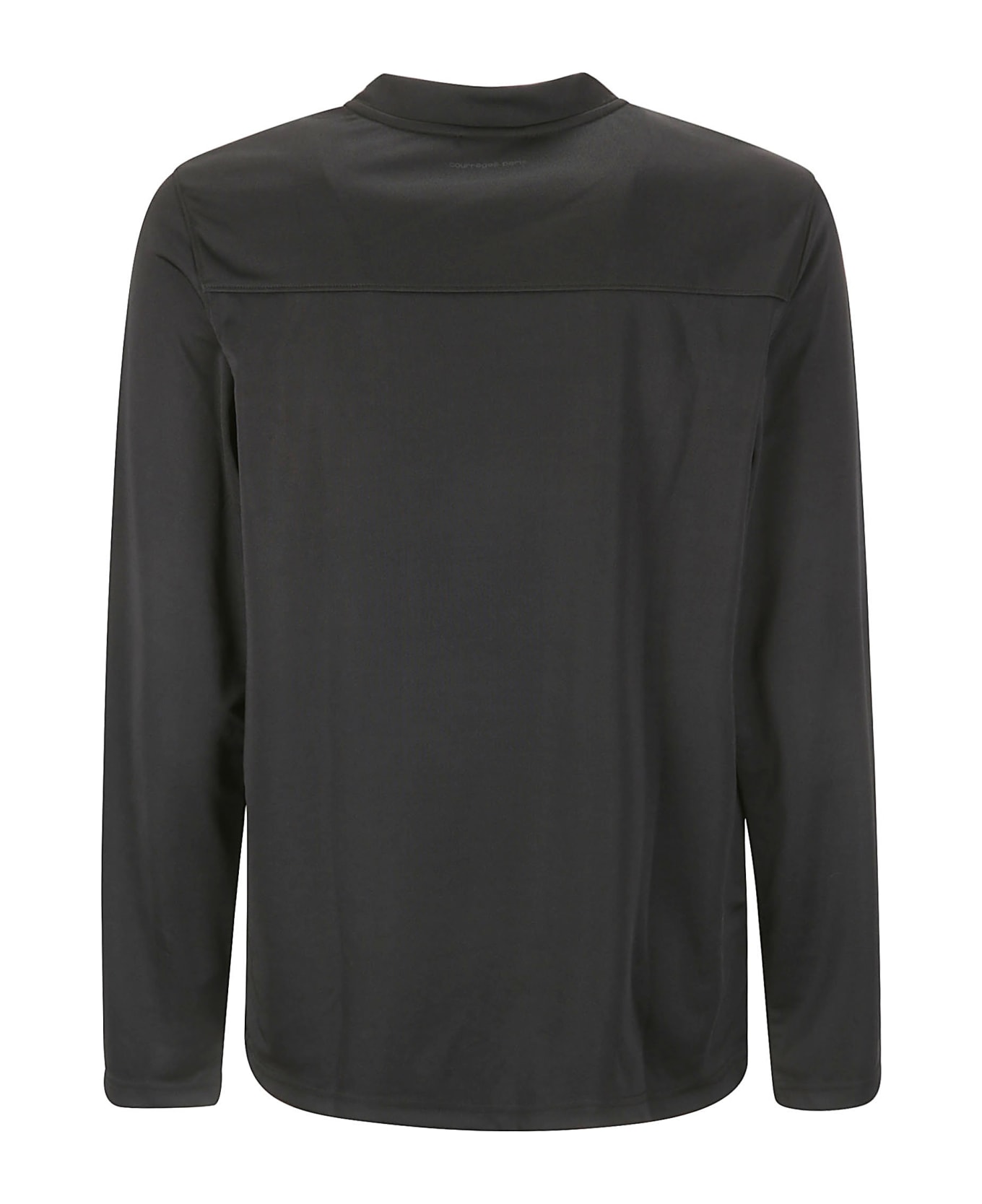 Courrèges Lycra Back Ac Long-sleeve T-shirt - BLACK