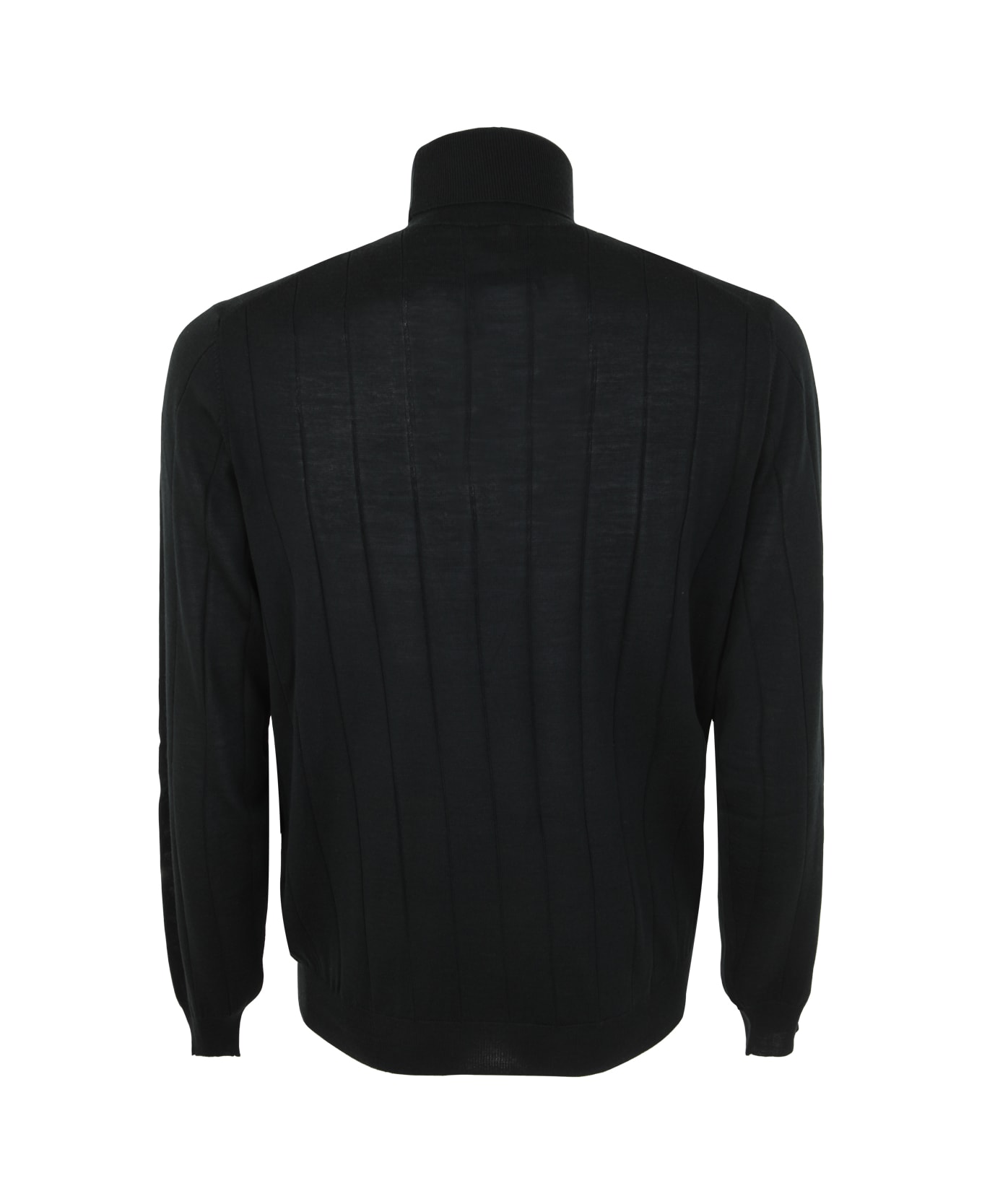 Filippo De Laurentiis Royal Merino Long Sleeves Turtle Neck Sweater - Green ニットウェア