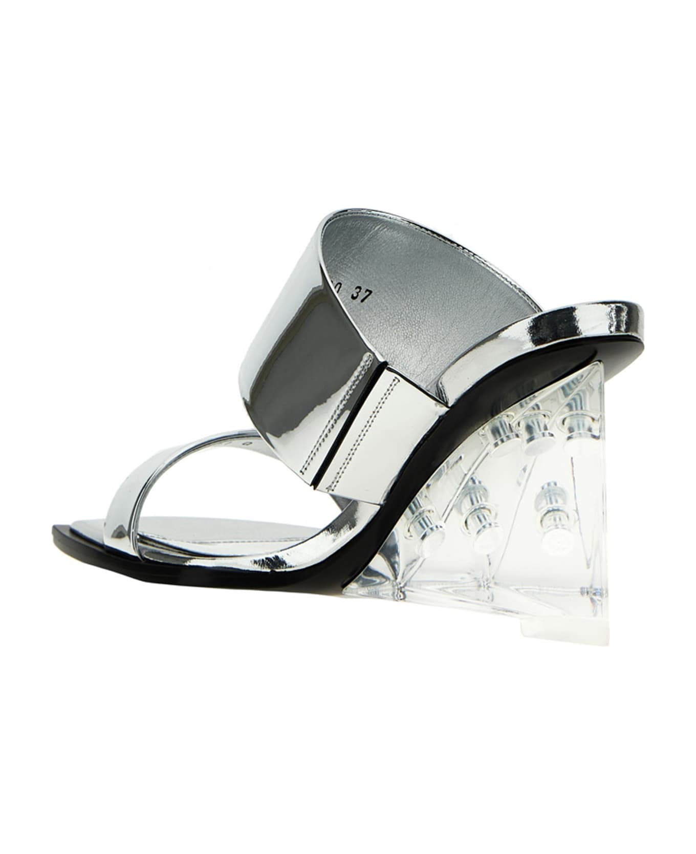 Alexander McQueen 'mirror' Sandals - Silver