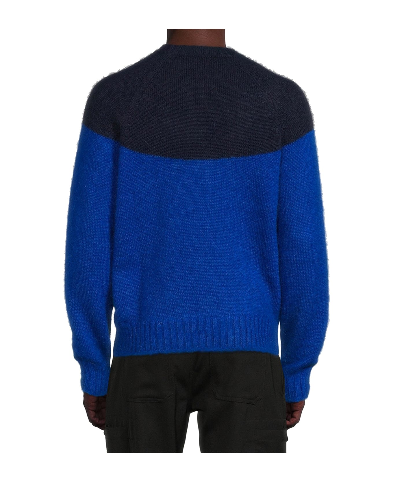 Alexander McQueen Wool Sweater - Blue ニットウェア
