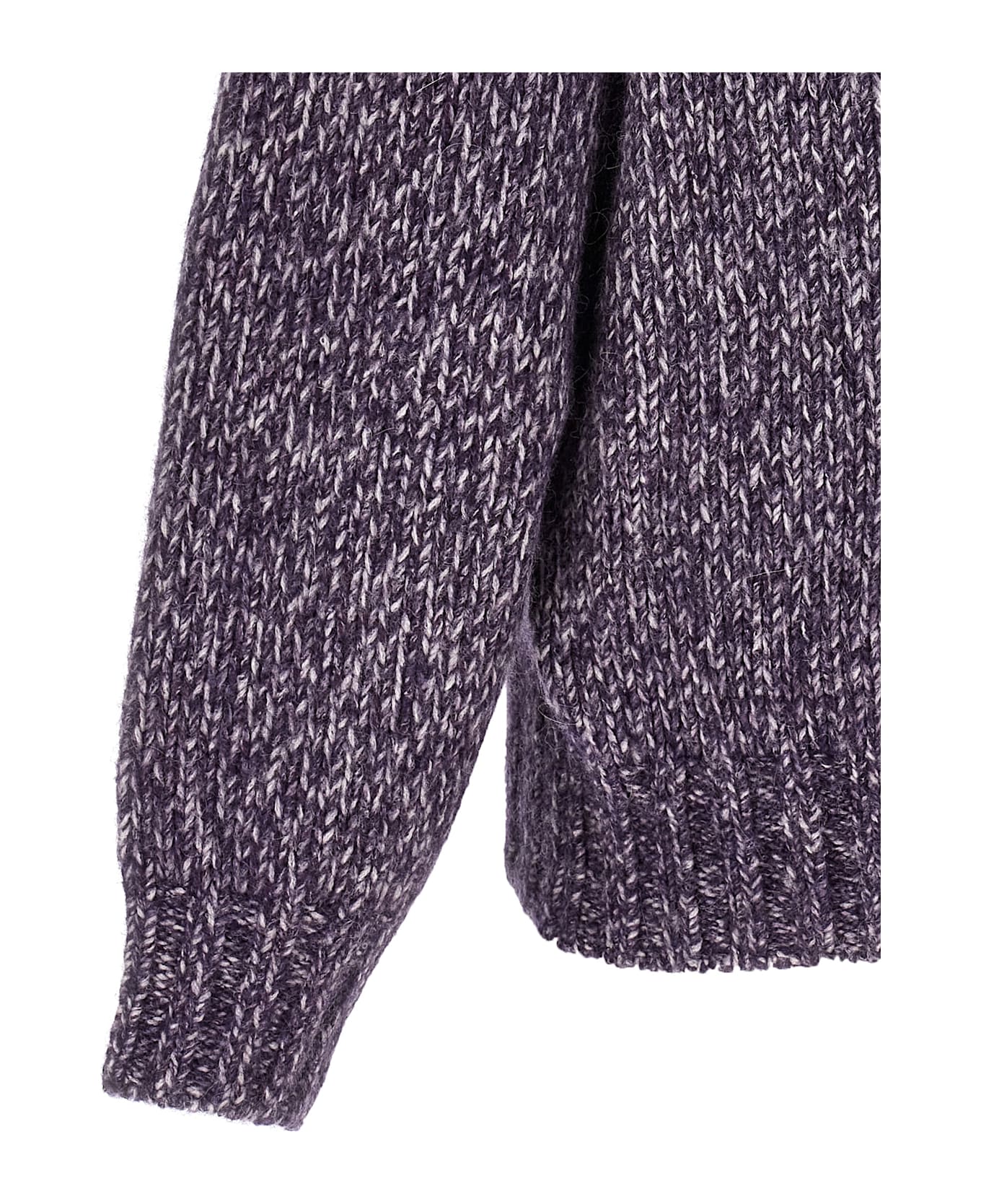 Brunello Cucinelli Chiné Sweater - Purple