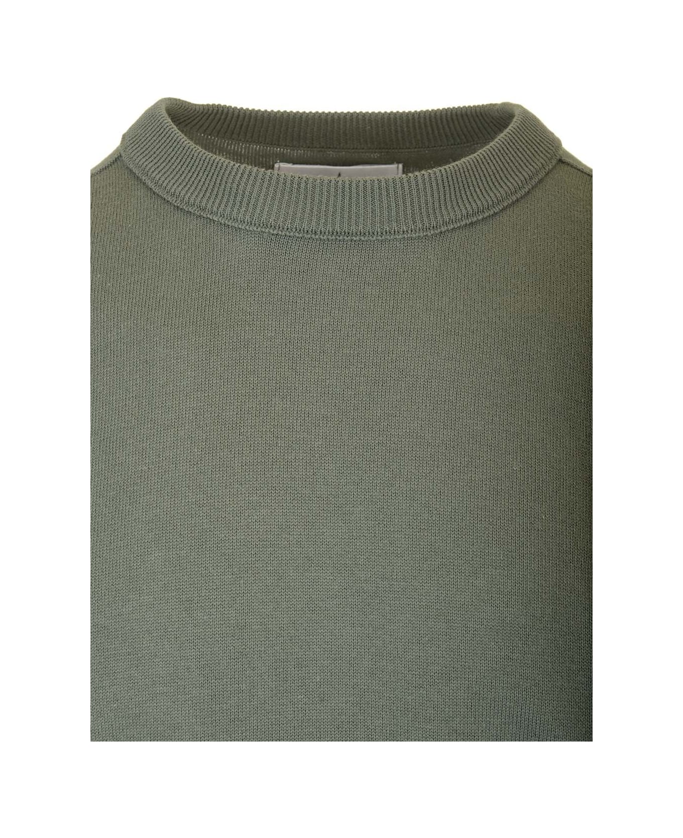 Stone Island Cotton Sweater - Green