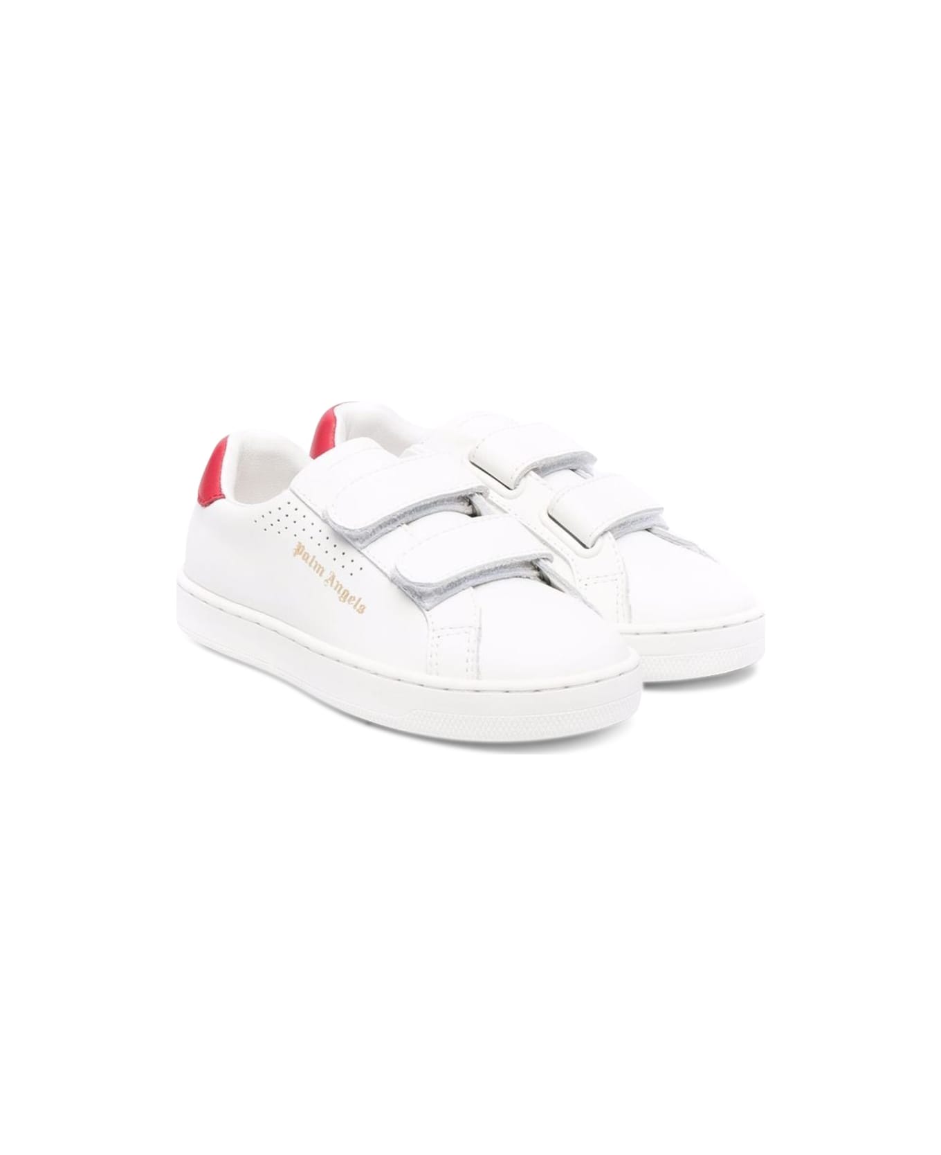 Palm Angels Strap Tennis Sneaker Calf Leather - WHITE