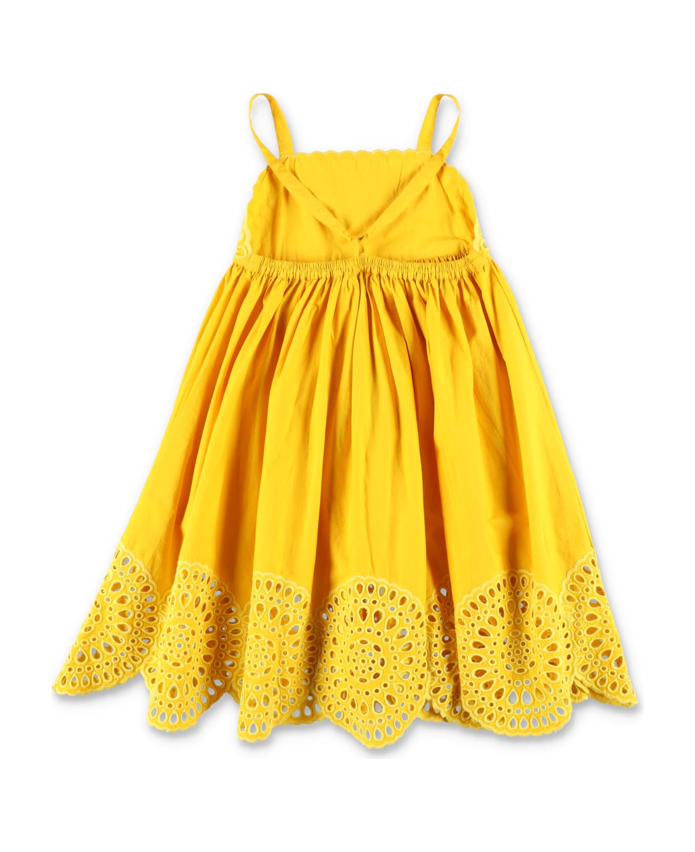 Stella McCartney Kids Broderie Anglaise Cami Dress - Yellow