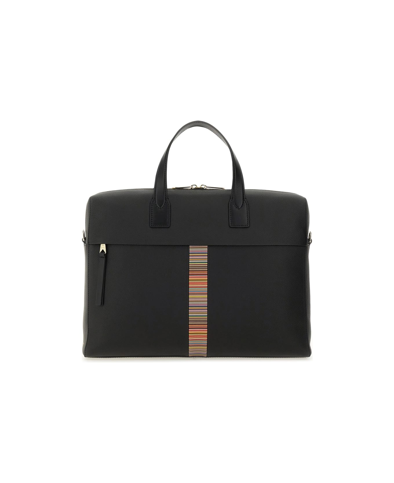 Paul Smith "signature Stripe" Bag - BLACK