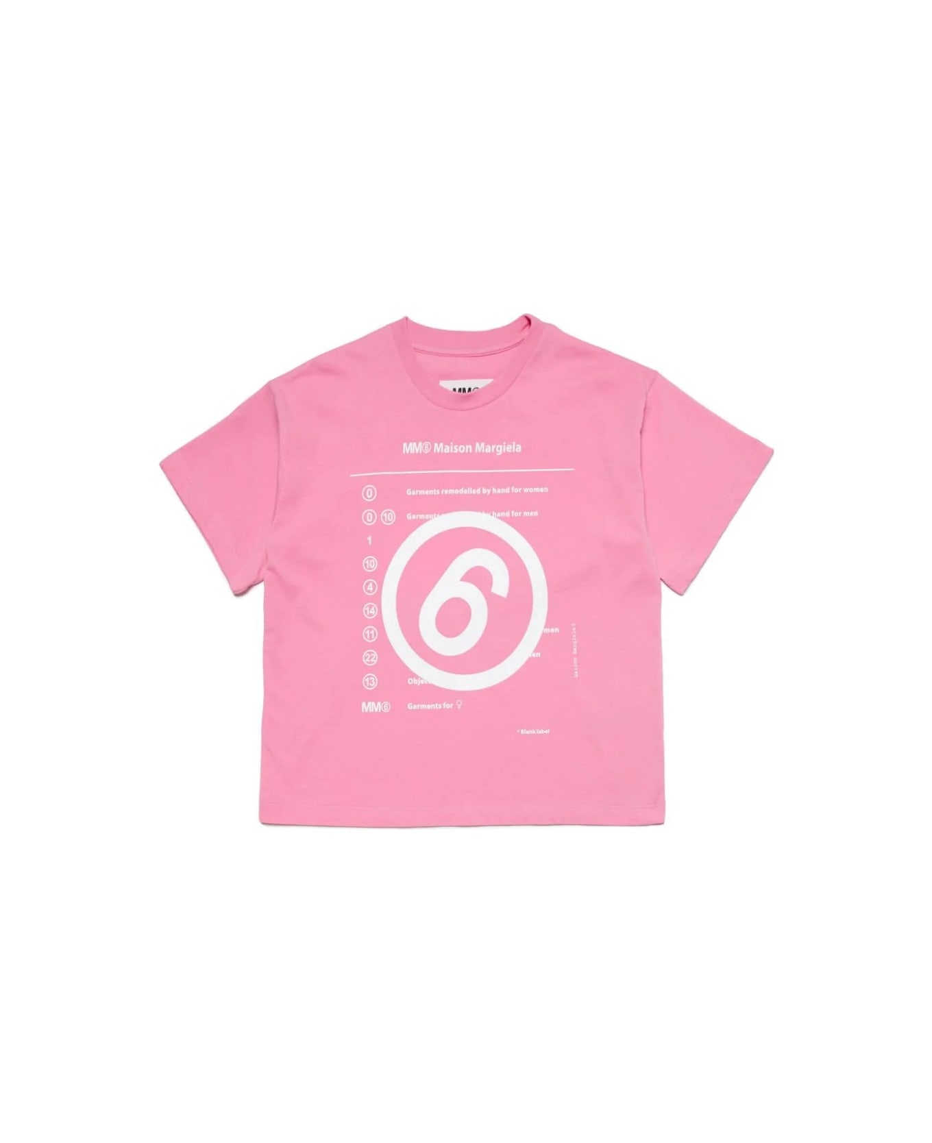 MM6 Maison Margiela T-shirt With Print - Pink