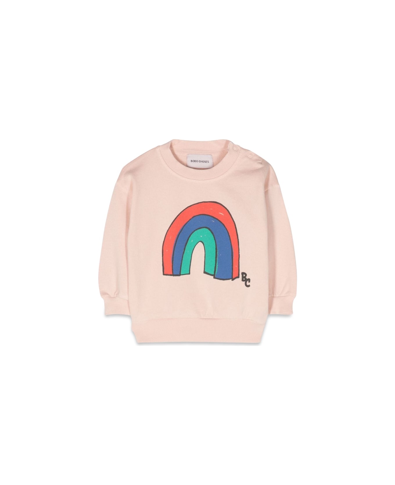 Bobo Choses Baby Rainbow Sweatshirt - PINK