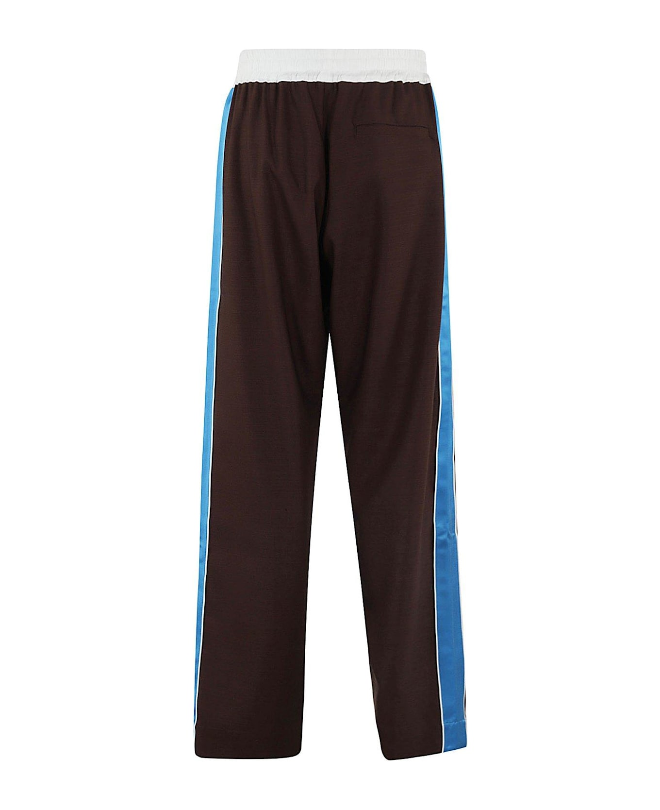 Wales Bonner Logo Embroidered Side Stripe Detailed Trousers - MultiColour