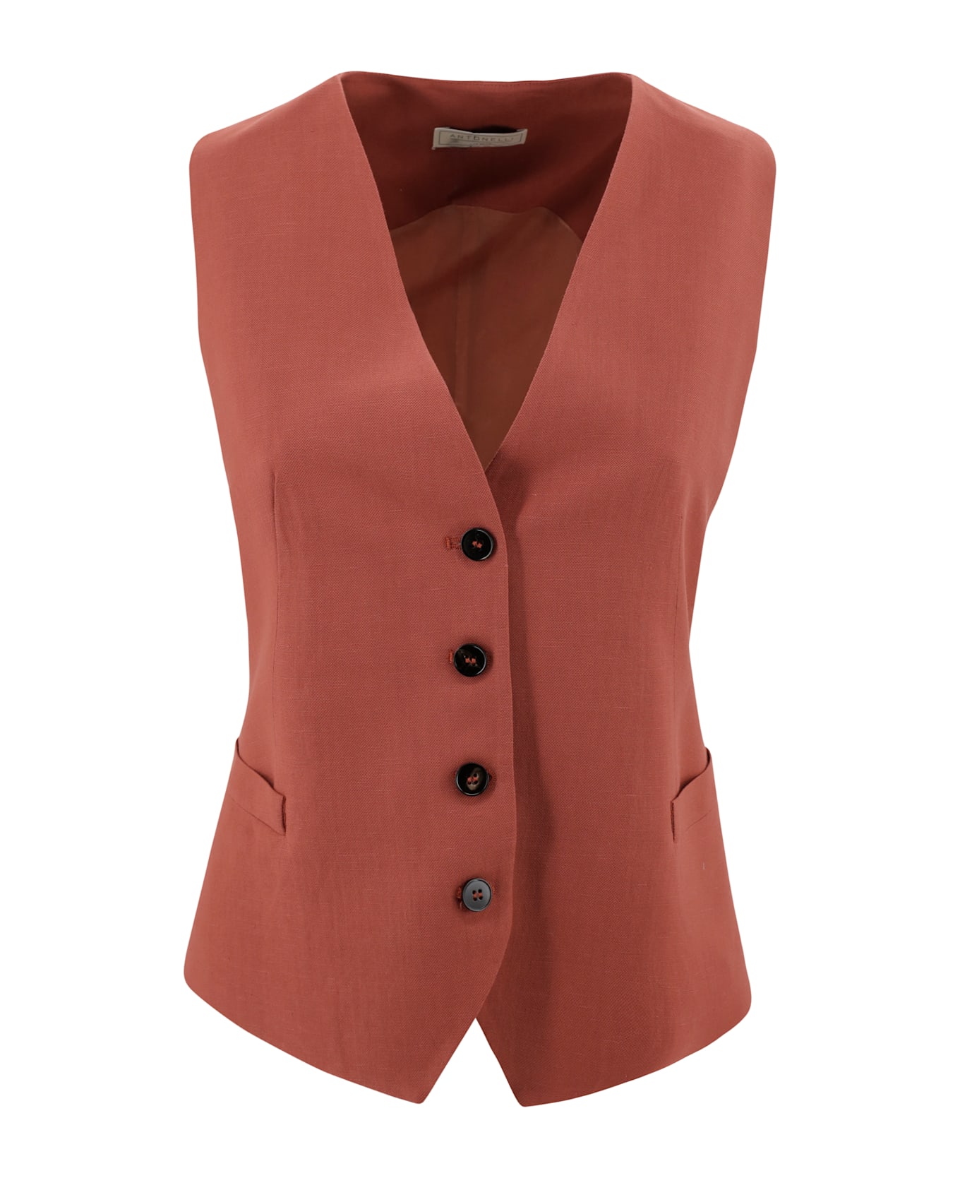 Antonelli Linen-blend Waistcoat
