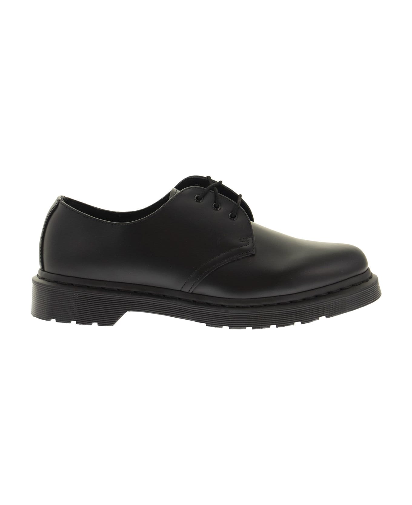 Dr. Martens 1461 Mono - Leather Lace-up - Black ローファー＆デッキシューズ