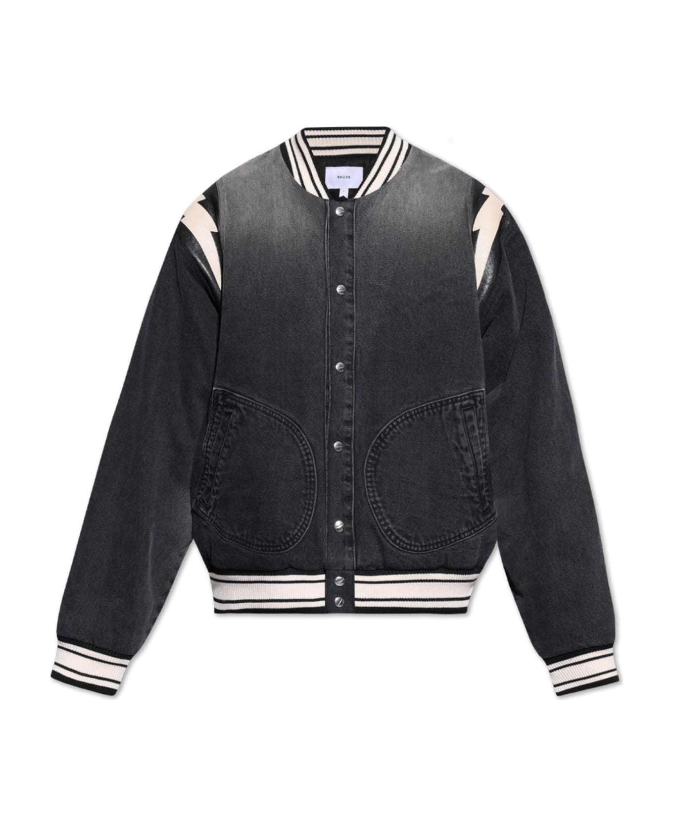 Rhude Jacket With Logo - Black