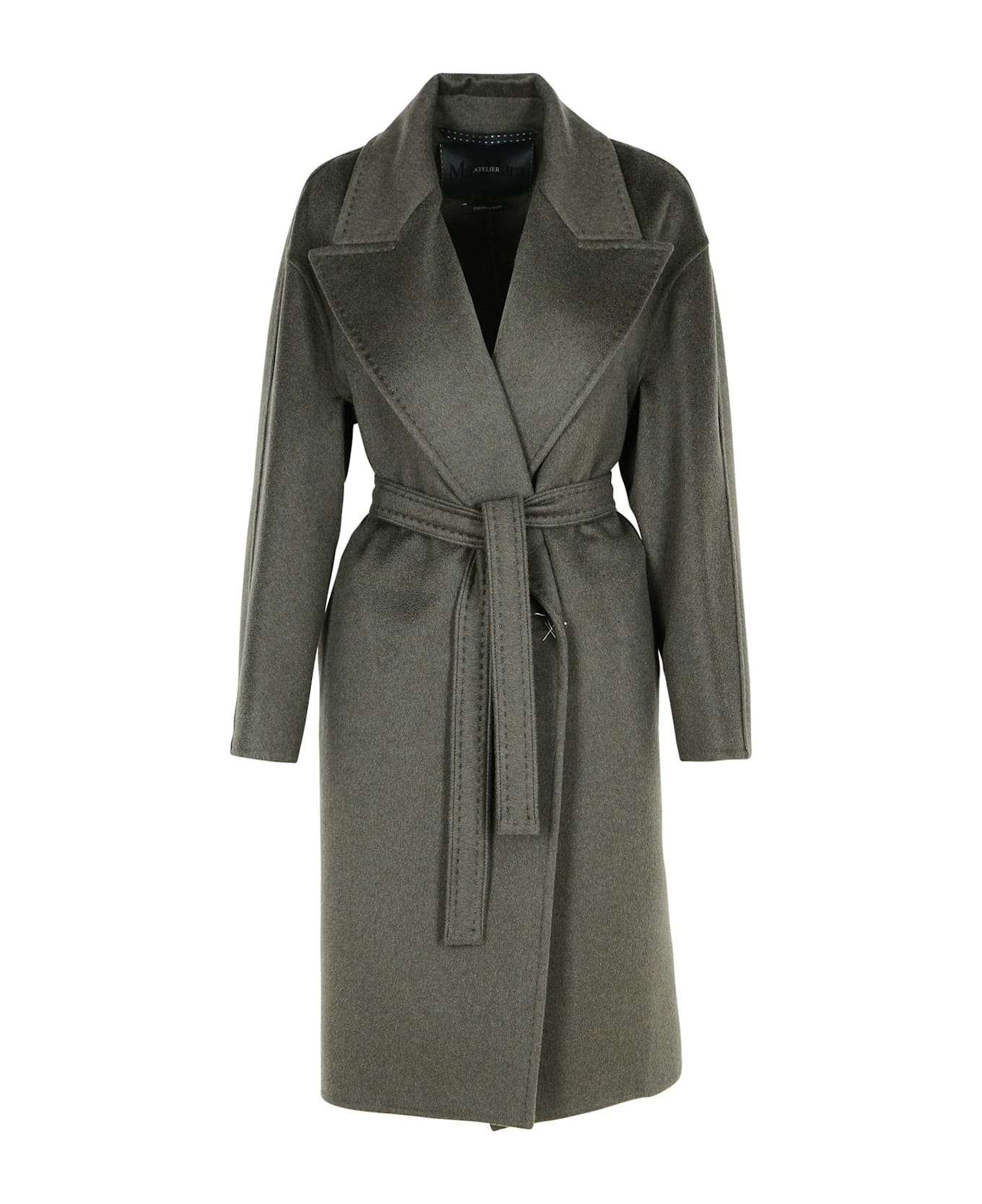 Max Mara 
valle
 Green Cashmere Coat - Green