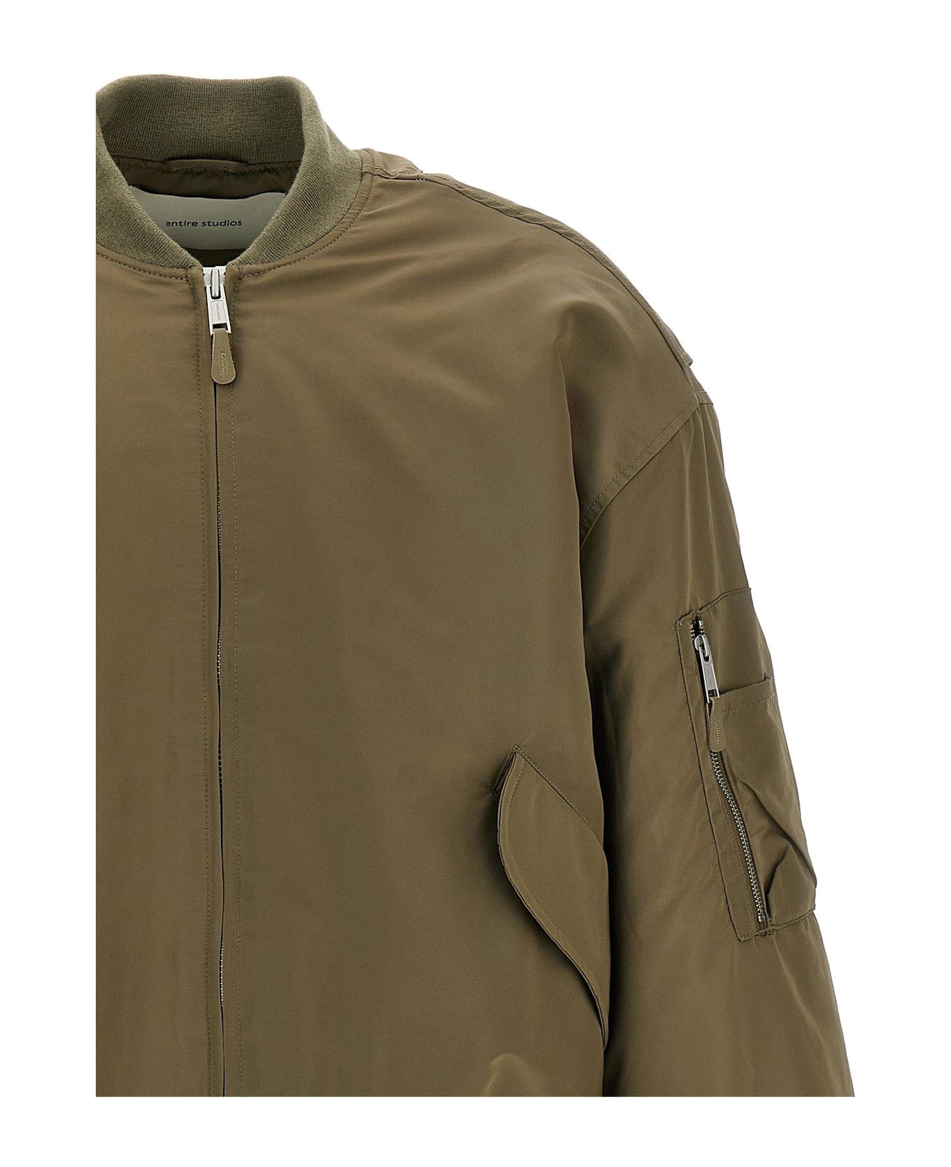 Entire Studios Broad Bomber Outerwear - Brown