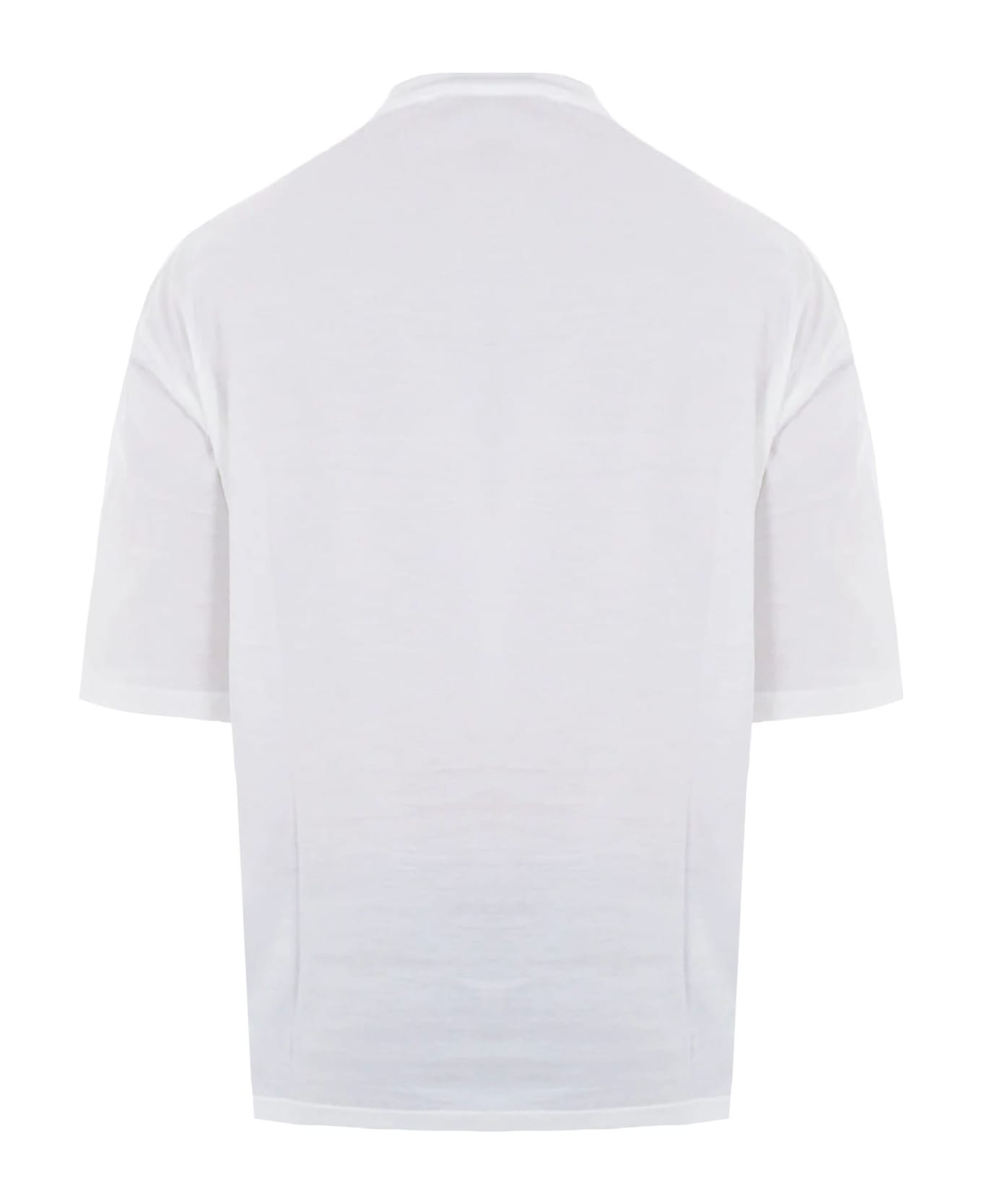 Low Brand White Cotton T-shirt シャツ
