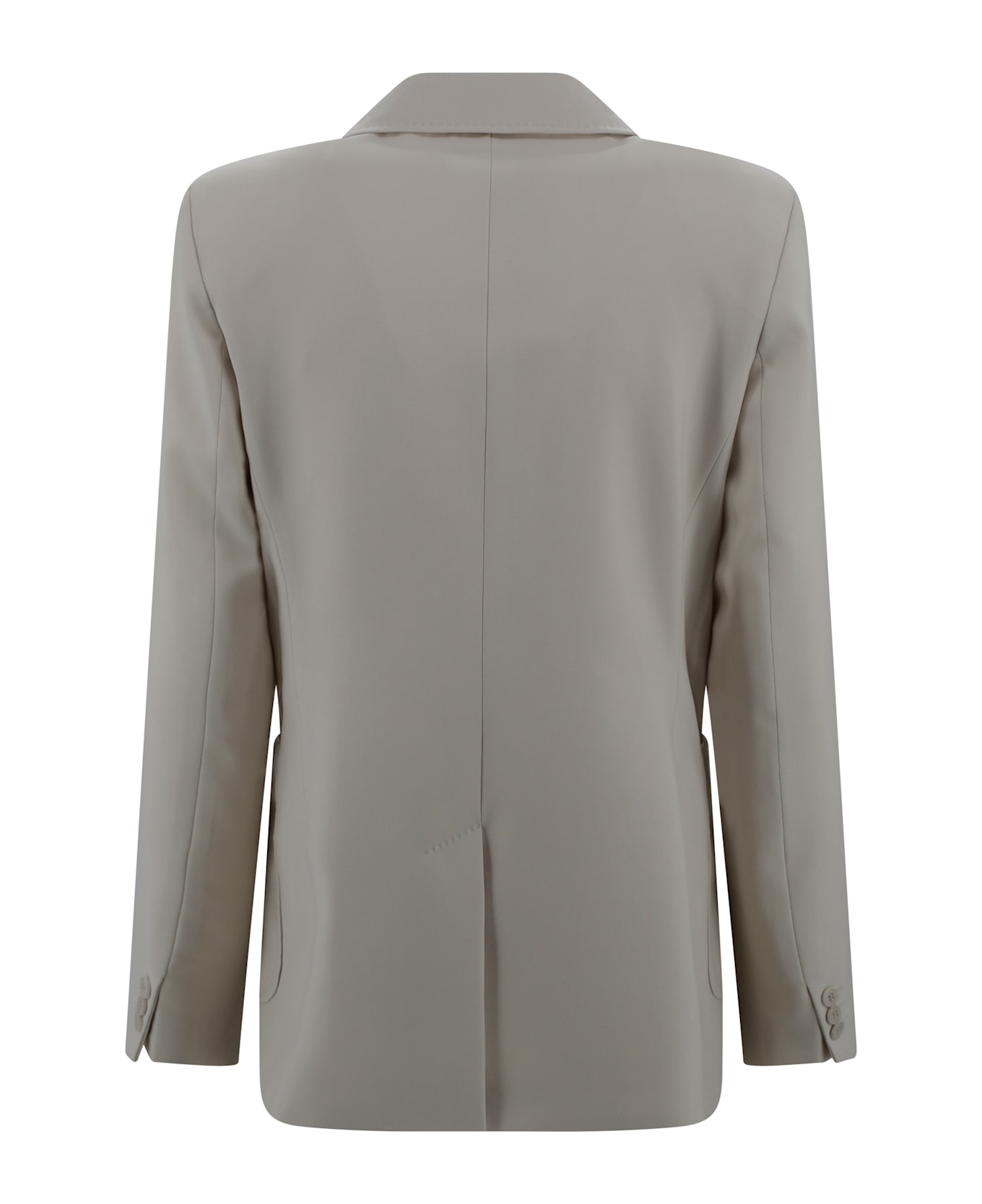 Weekend Max Mara Double-breasted Stretch Wool Blazer - Avena