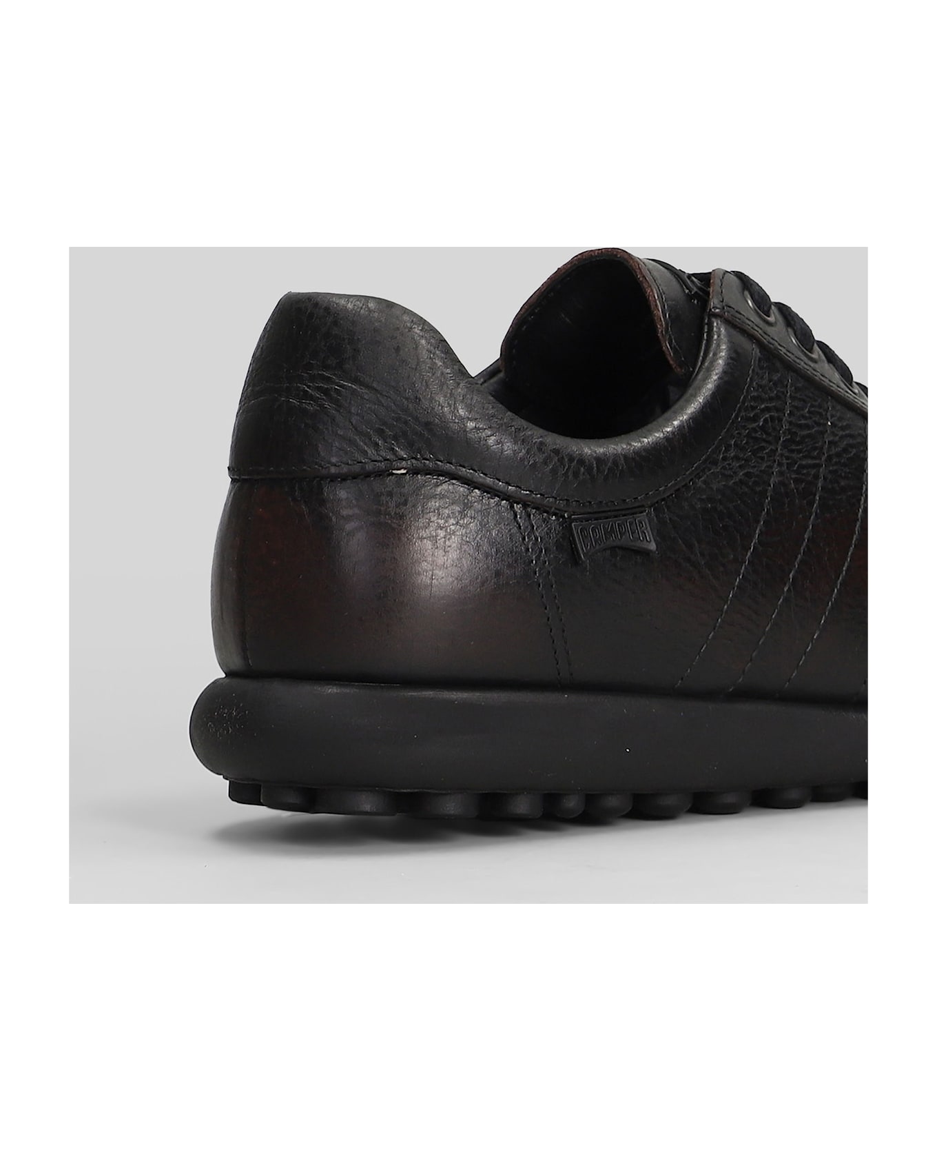 Camper Pelotas Ariel Sneakers In Black Leather - black