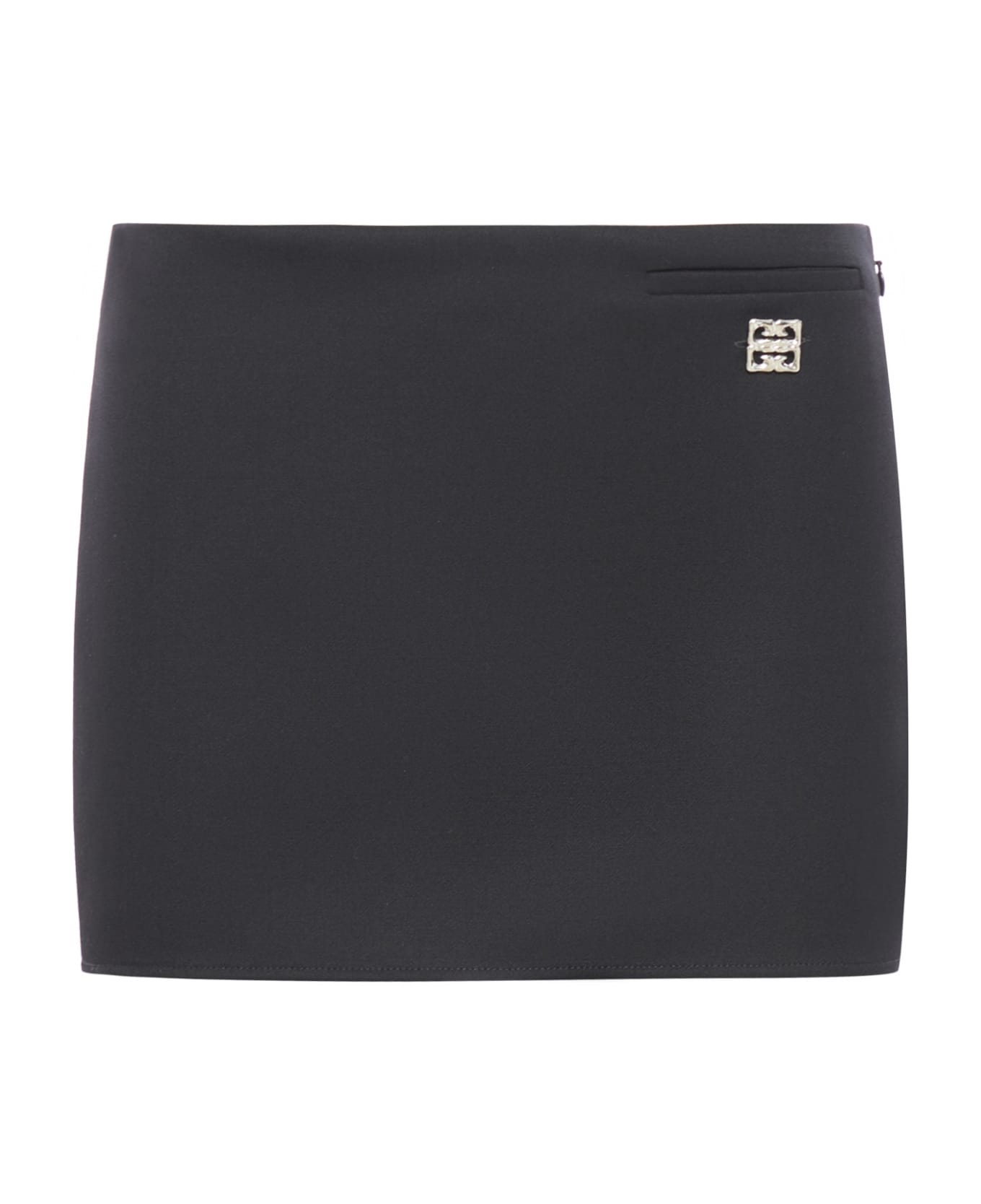 スカート GIVENCHY BLACK GRAIN DE POUDRE MII SKIRT Givenchy Grain De Poudre Mii Skirt | italist