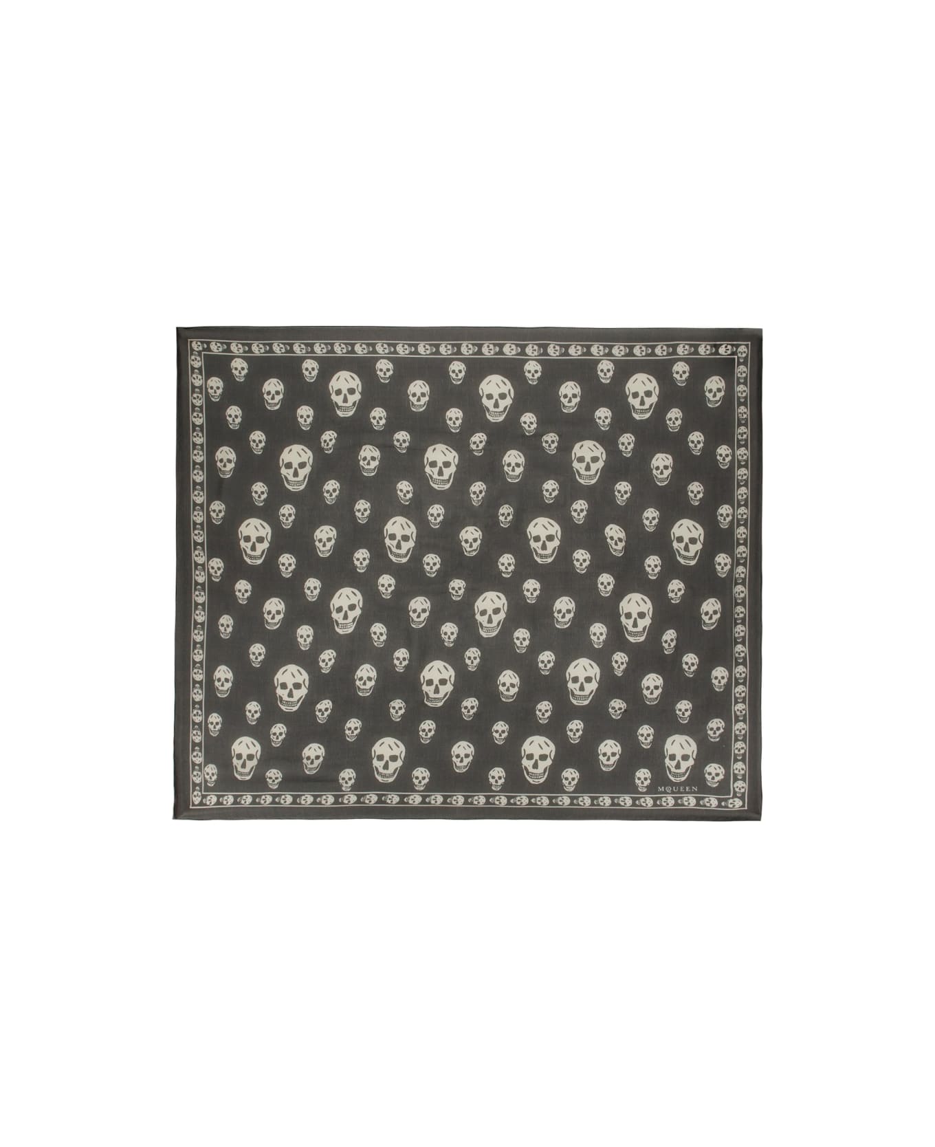 Alexander McQueen "skull" Scarf - BLACK